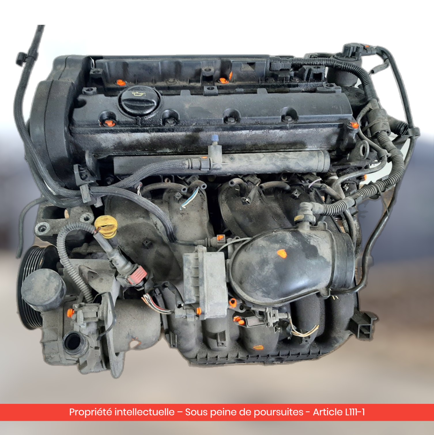 Moteur Citroën C4 / C5 II / Peugeot 307 RFJ-KL — occasion — vue 4