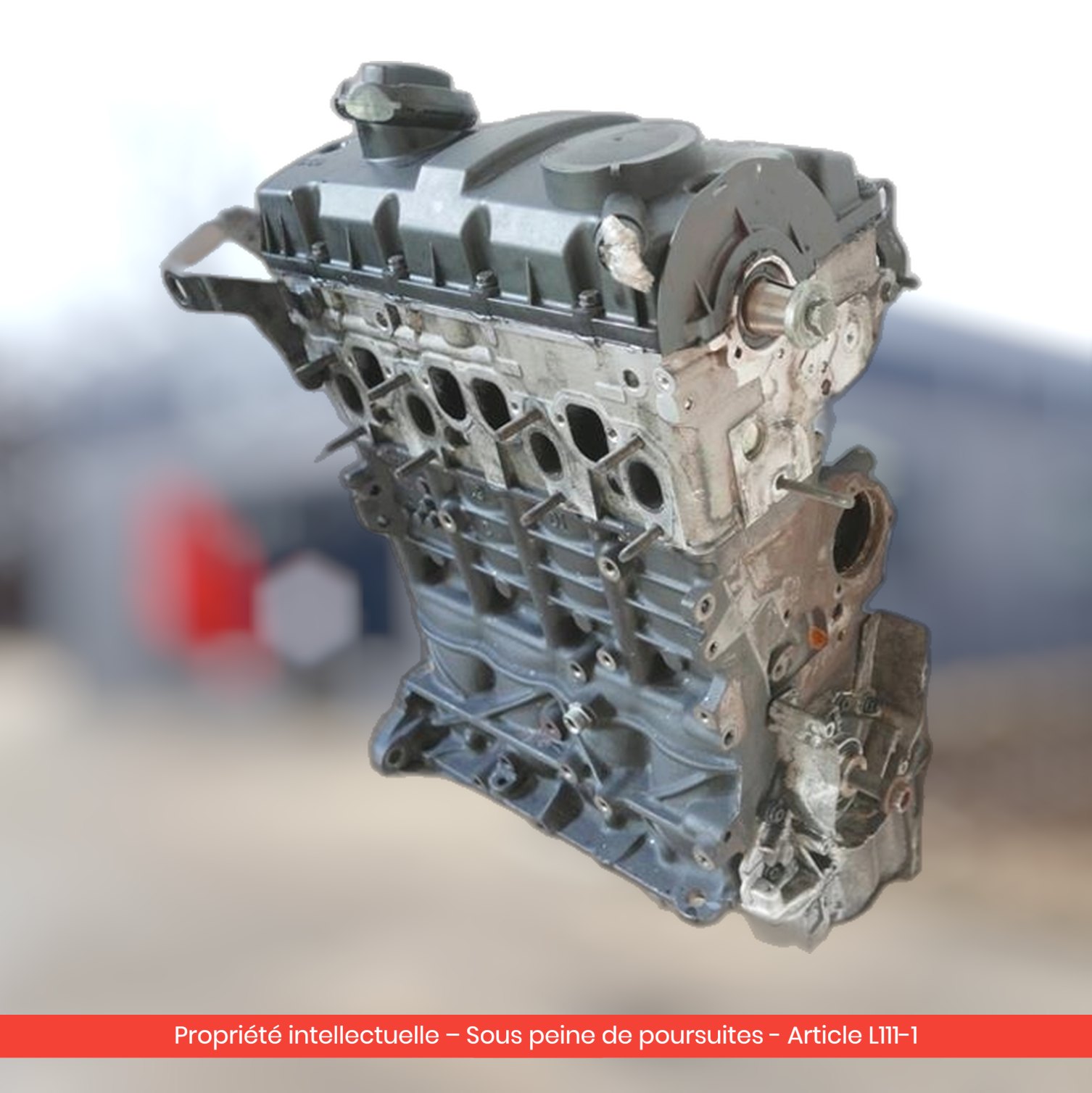 Moteur Audi A4 / Volkswagen Passat AWX-M-BX — occasion — vue 2