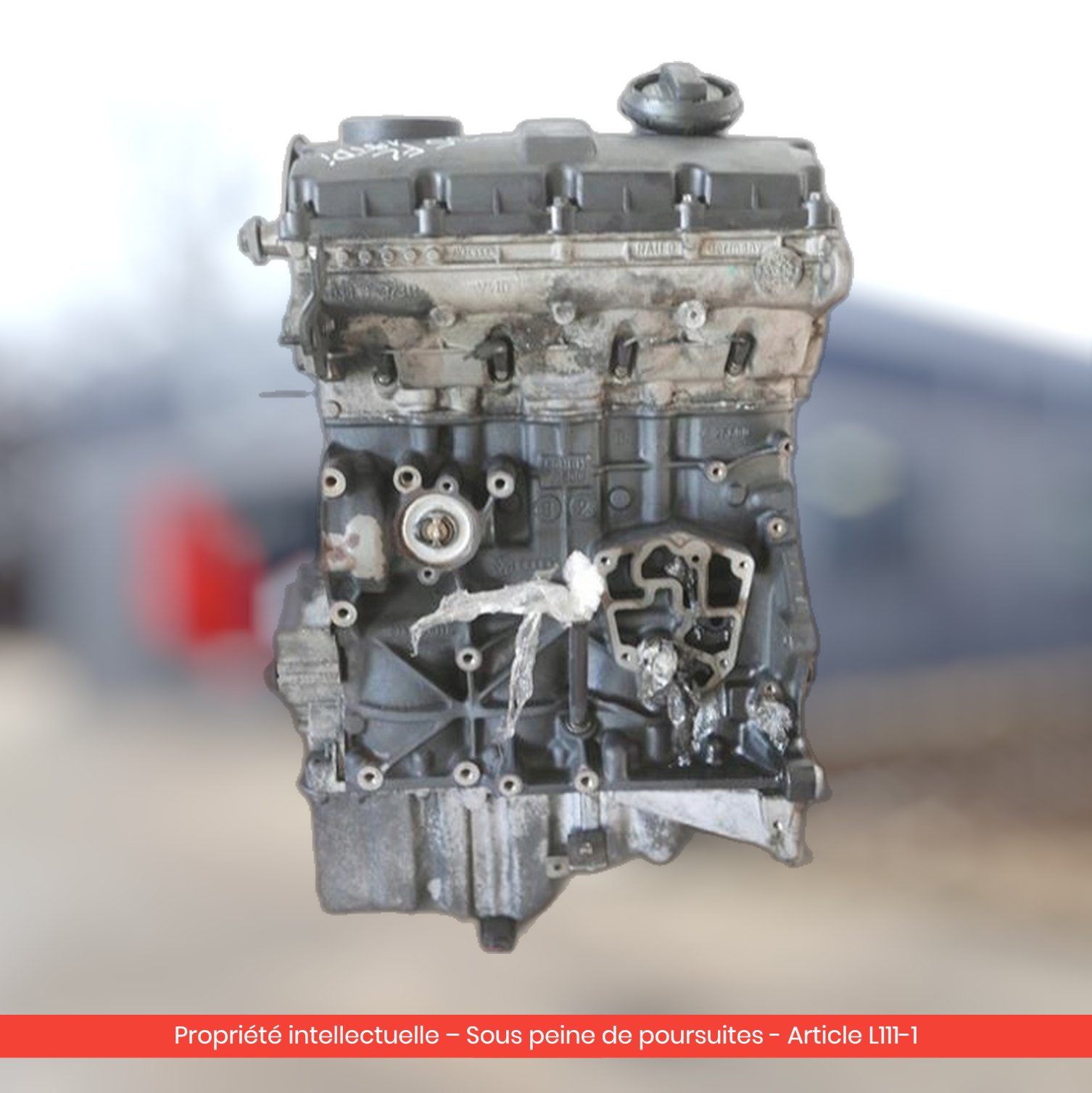 Moteur Audi A4 / Volkswagen Passat AWX-M-BX — occasion — vue 3