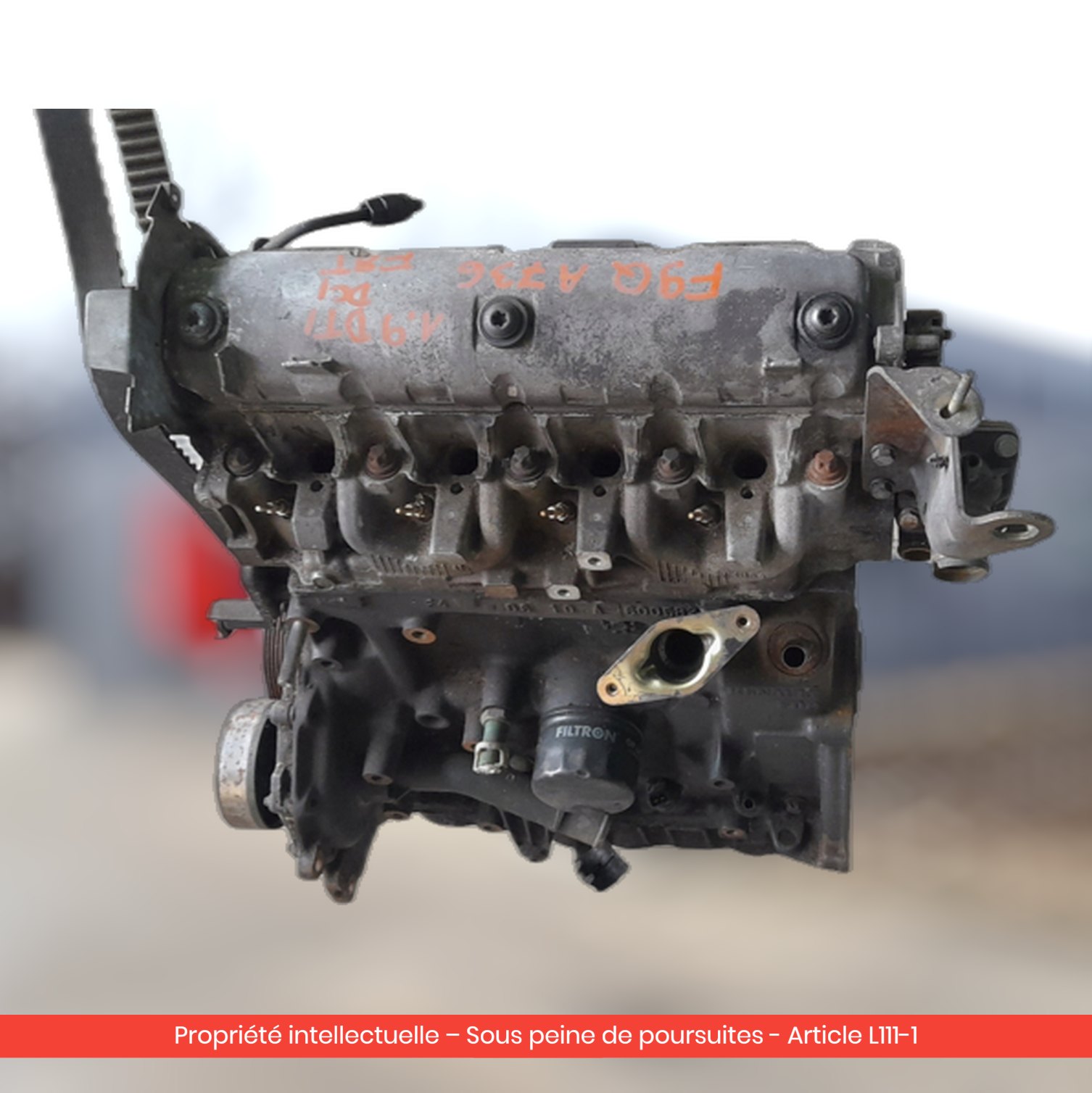 Moteur Renault Megane Scenic / Megane F9QA736 — occasion — vue 3