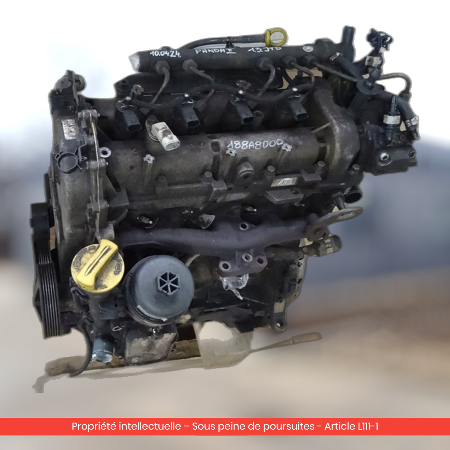 Moteur Fiat Grand Punto / Punto 350A1000-199 — occasion — vue 3