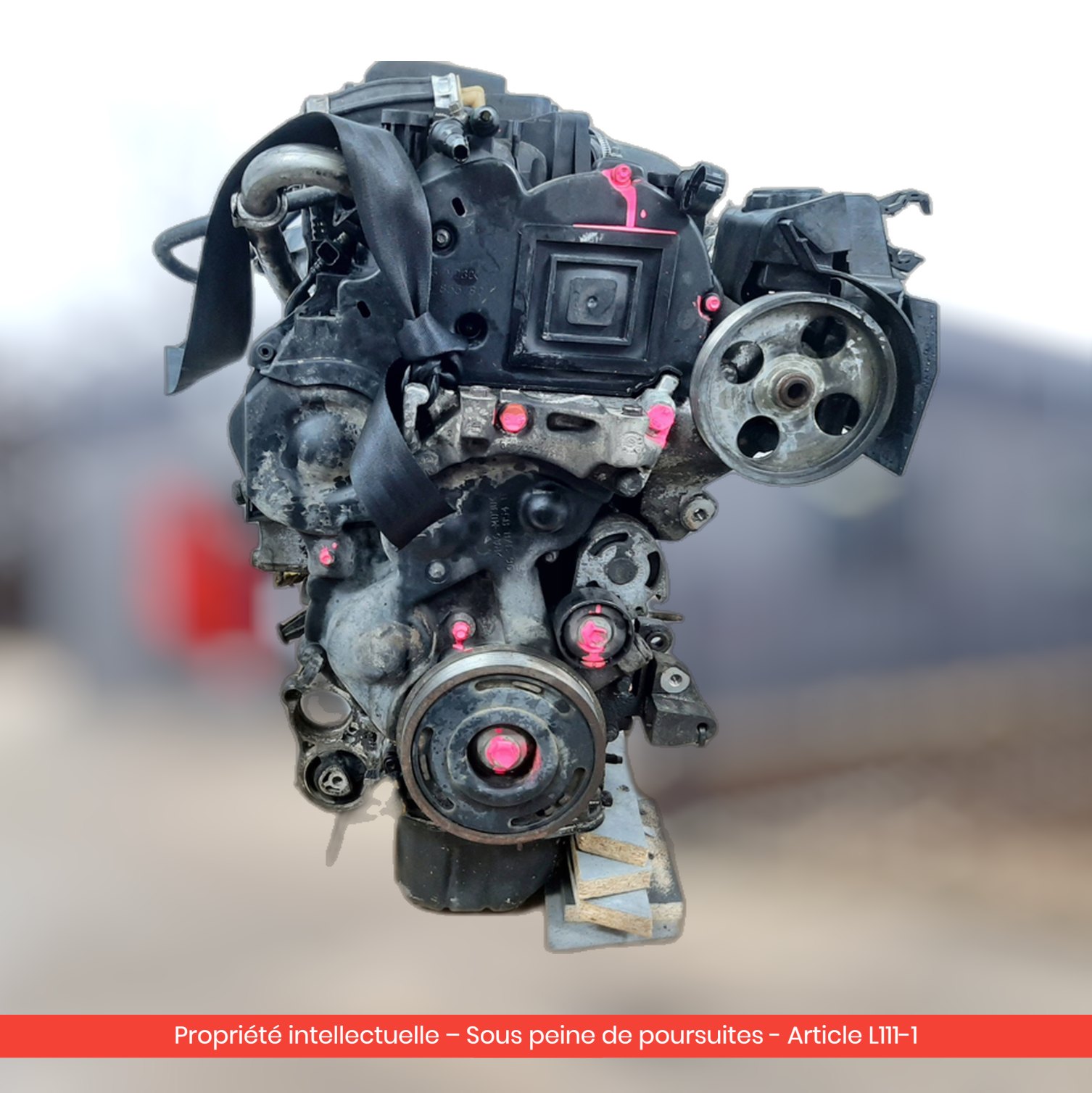 Moteur Citroën C3 / Peugeot 206 8HX — occasion — vue 1