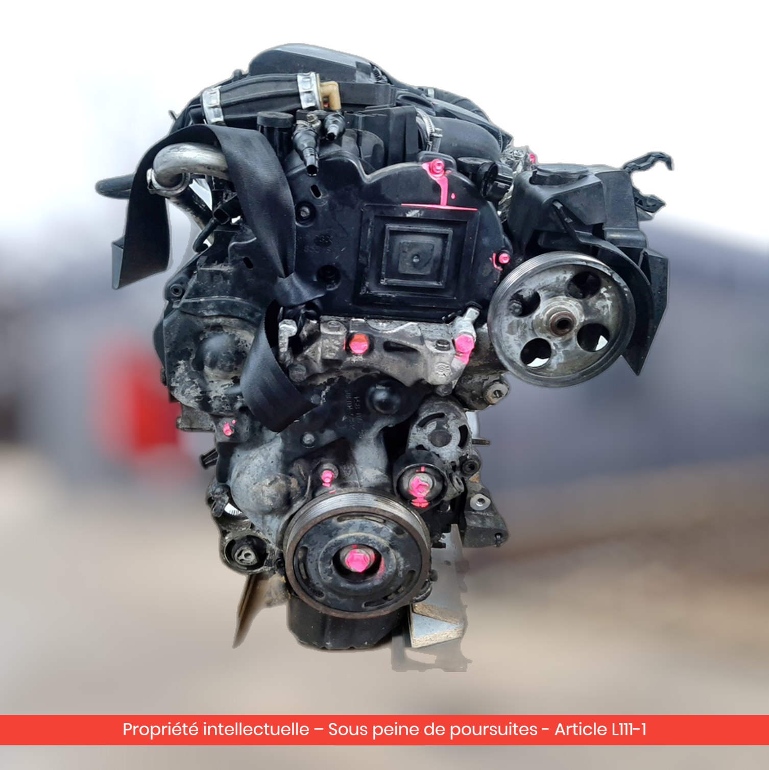 Moteur Citroën C3 / Peugeot 206 8HX — occasion — vue 4