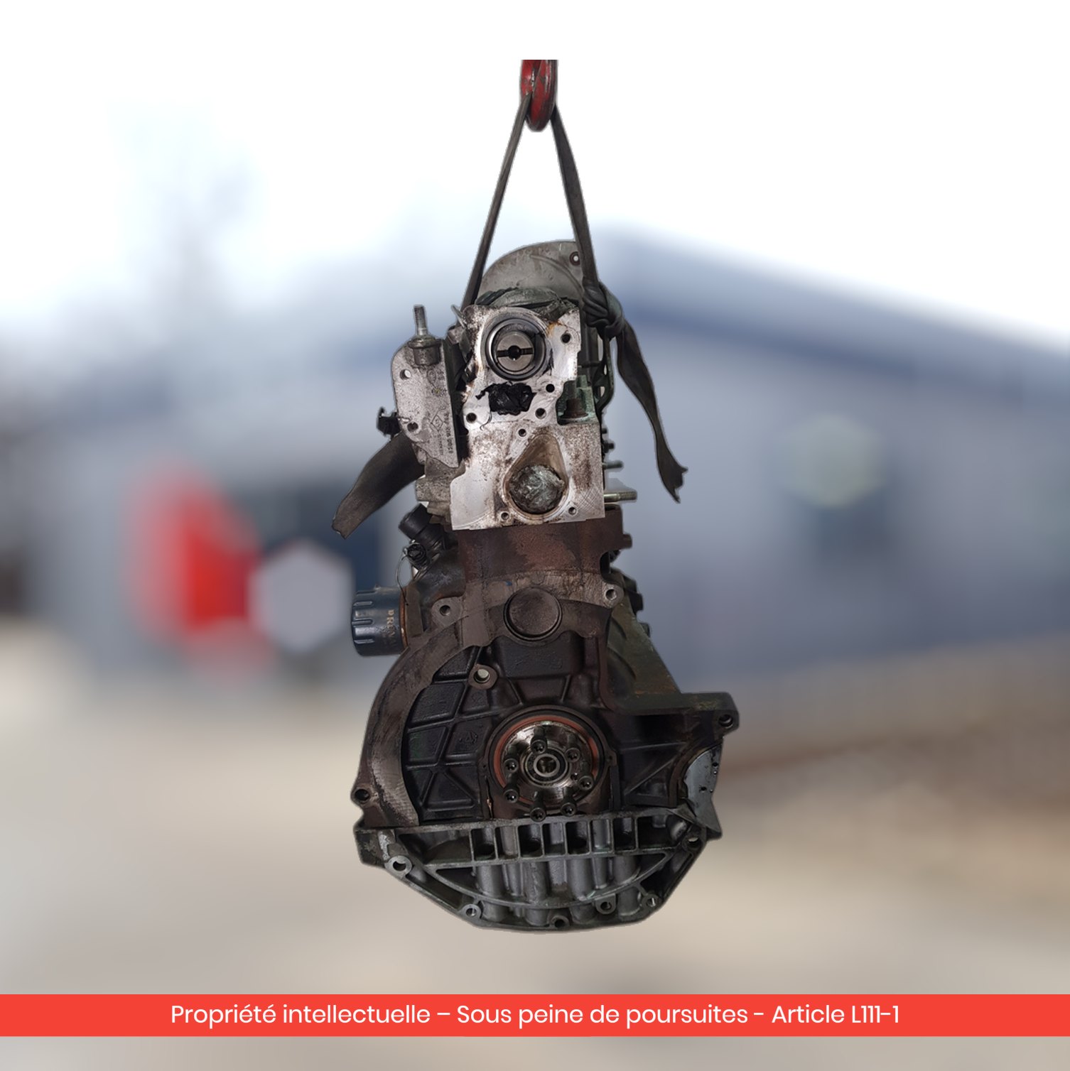 Moteur Renault Scenic II / Megane II F9QE804 — occasion — vue 1