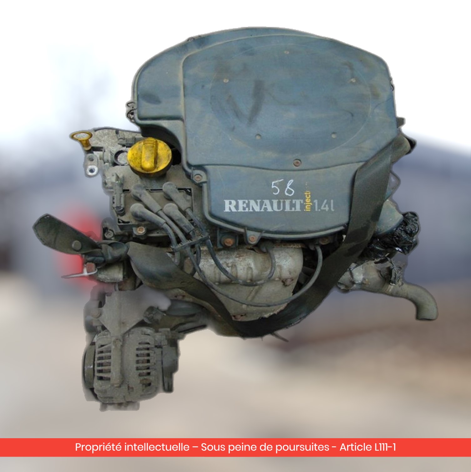 Moteur Dacia Sandero / Logan K7JA710 — occasion — vue 2