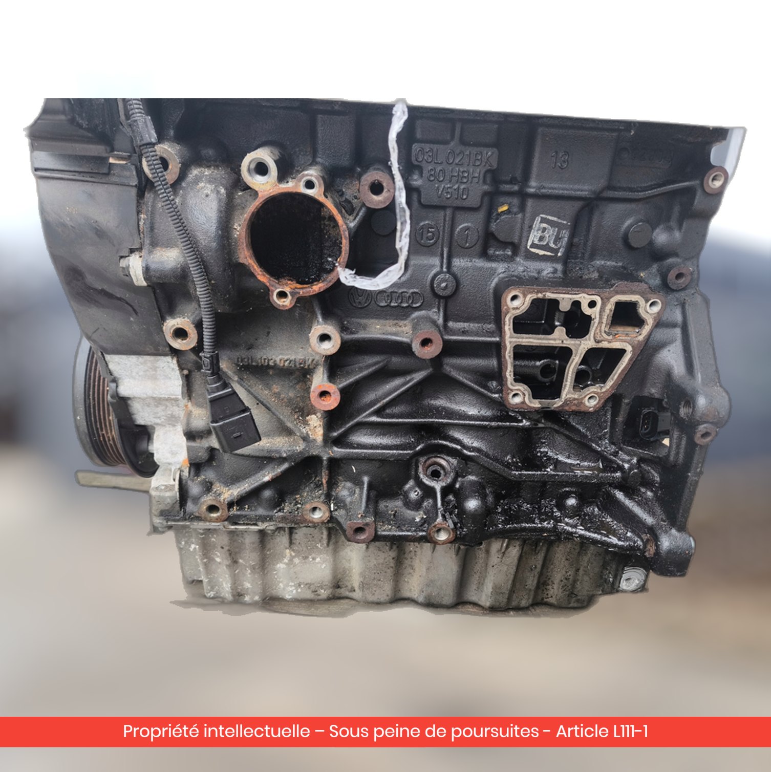 Moteur Seat Ibiza / Škoda Fabia / Volkswagen Polo CAY-Q-QX — occasion — vue 4