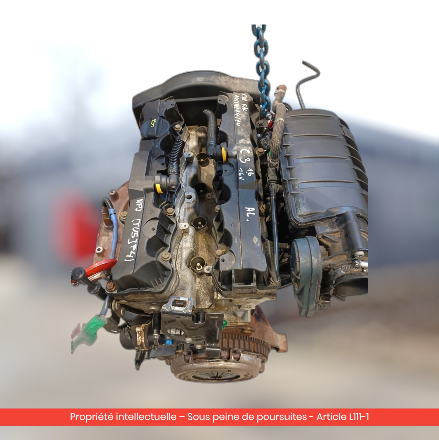 Moteur Citroën Berlingo III / Peugeot Partner III NFU-JY — occasion — vue 3