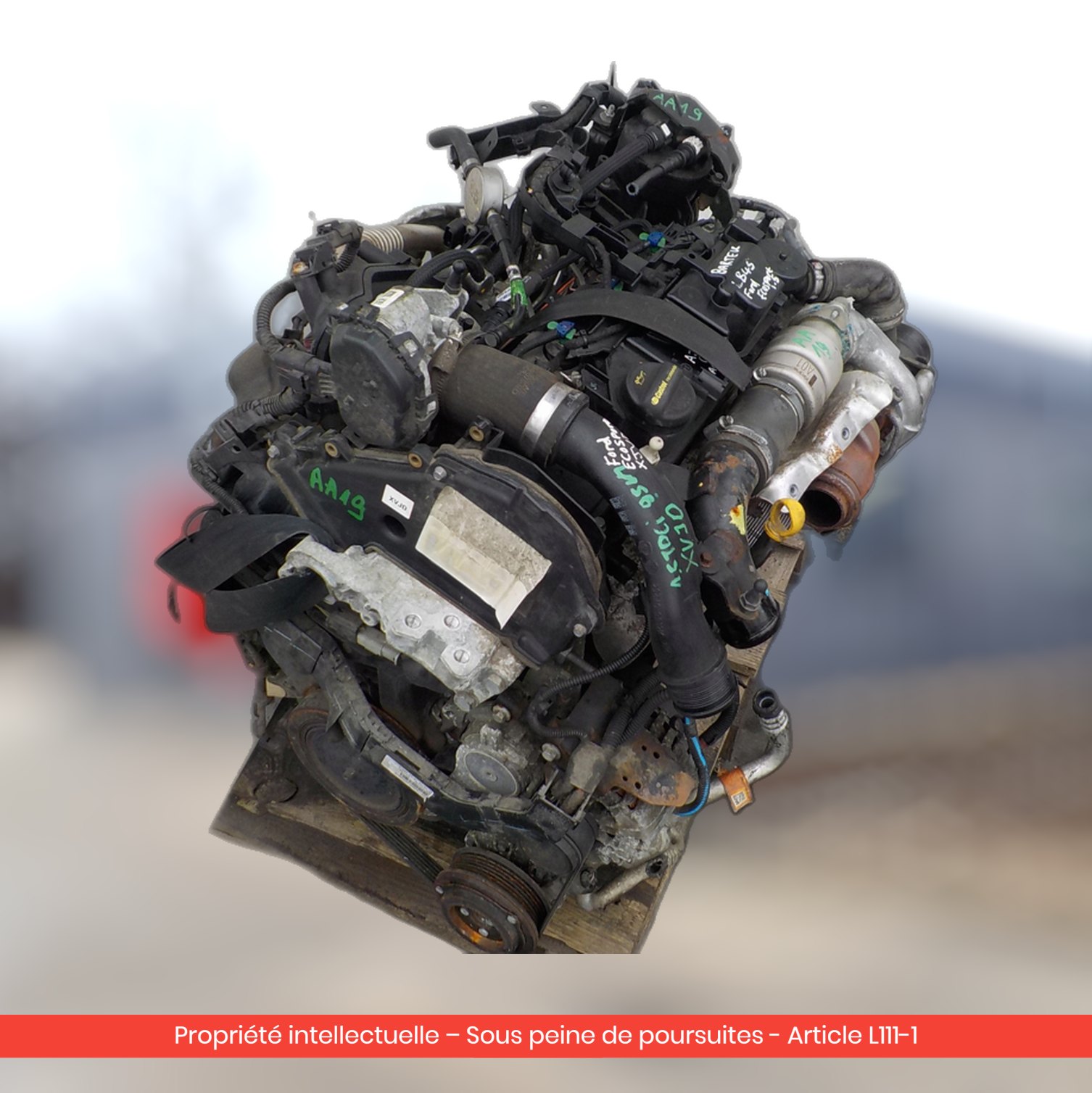 Moteur Ford Fiesta / Ecosport XVJD — occasion — vue 3
