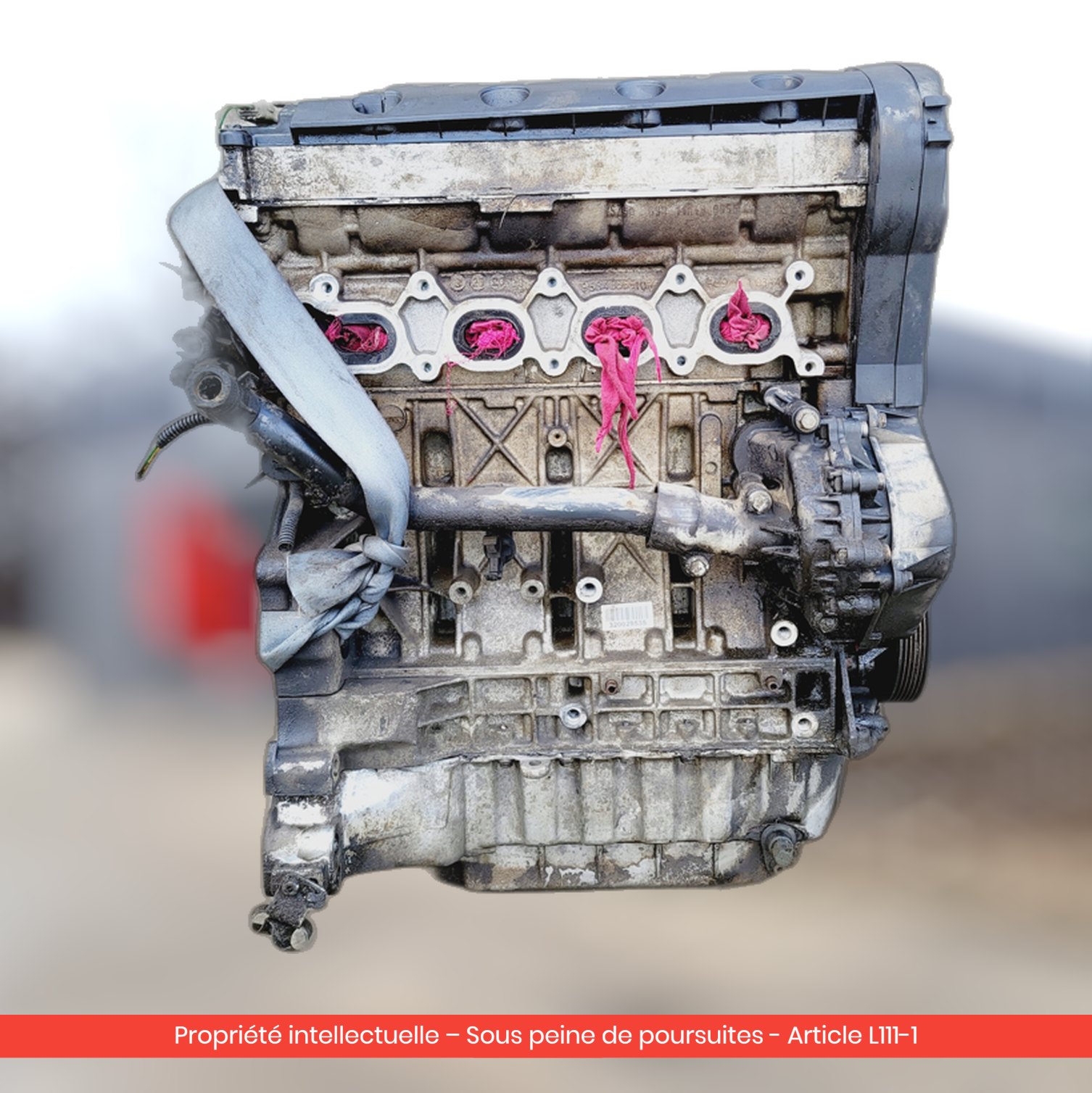 Moteur Peugeot 206 / 307 KFU-GE — occasion — vue 1