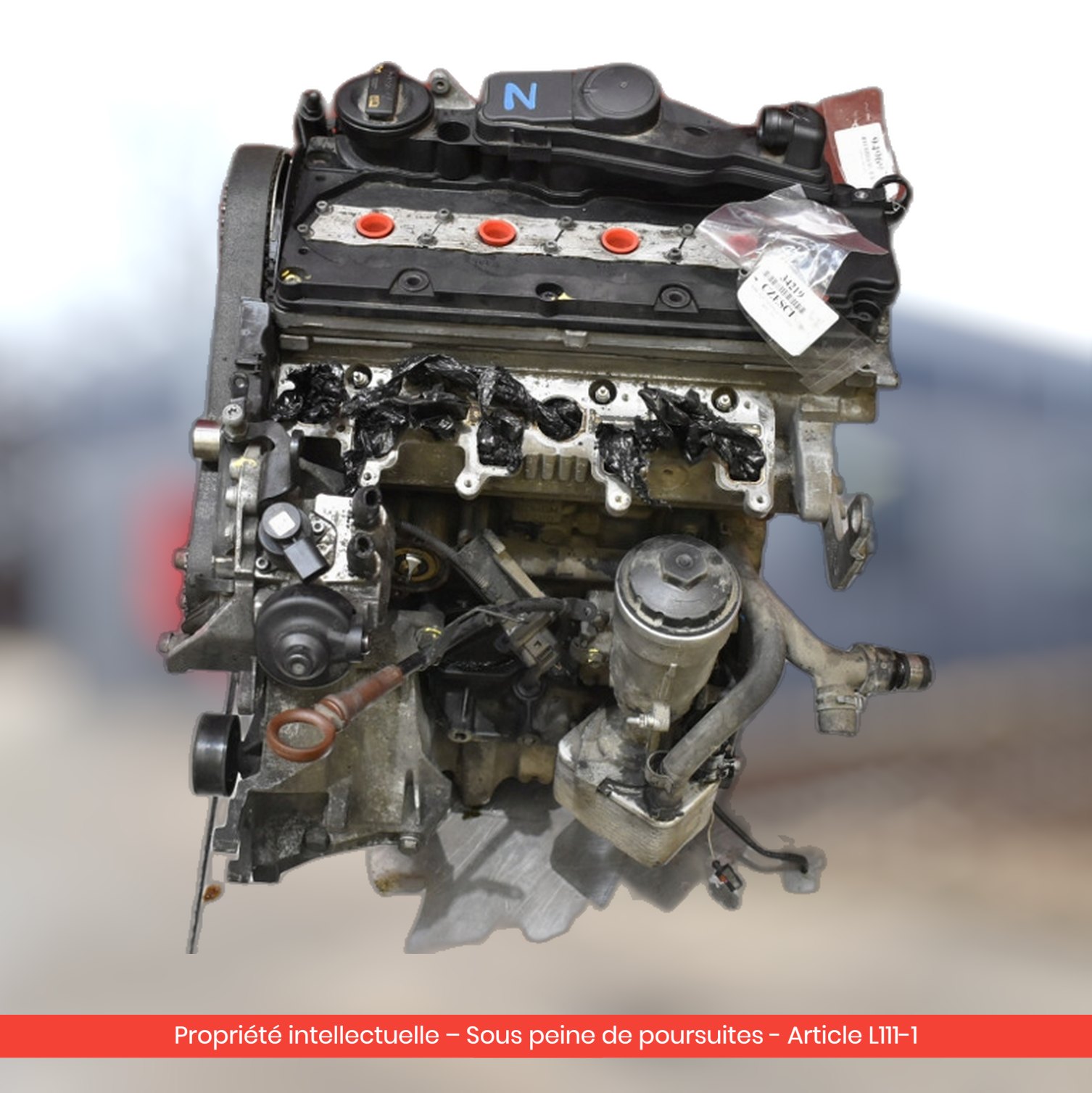Moteur Citroën AX / Saxo / Peugeot 106 CDZ — occasion — vue 3