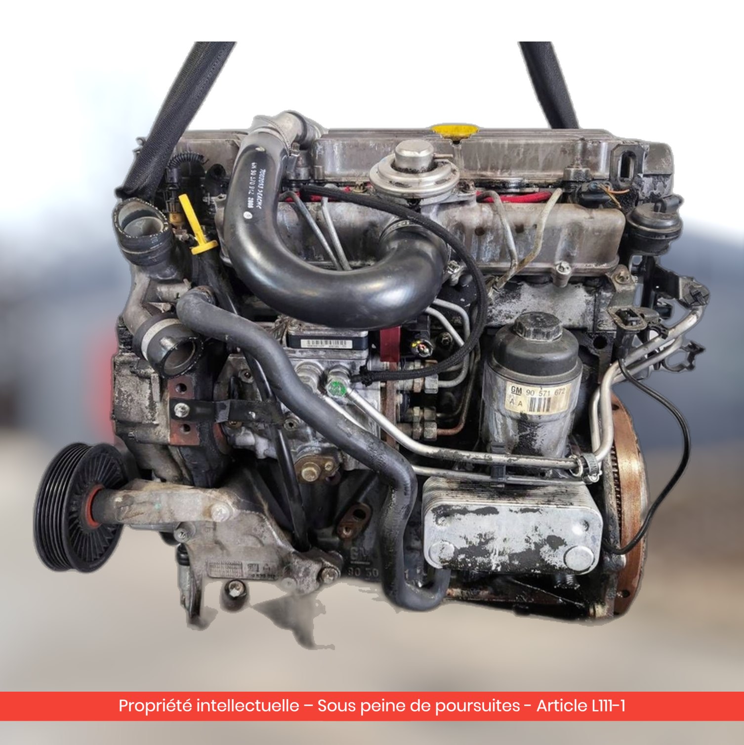 Moteur Opel Astra / Vectra X20DTL — occasion — vue 4