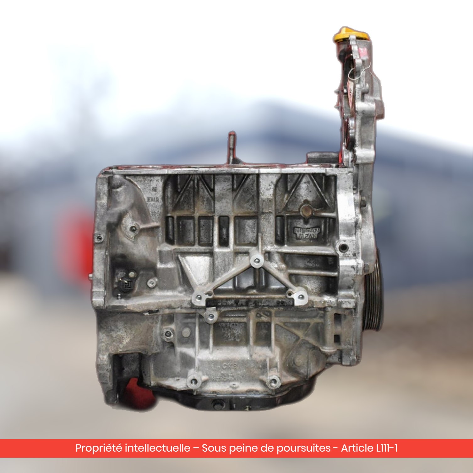 Moteur Mitsubishi Pajero / Pajero IV 4M41U-4-70L — occasion — vue 1