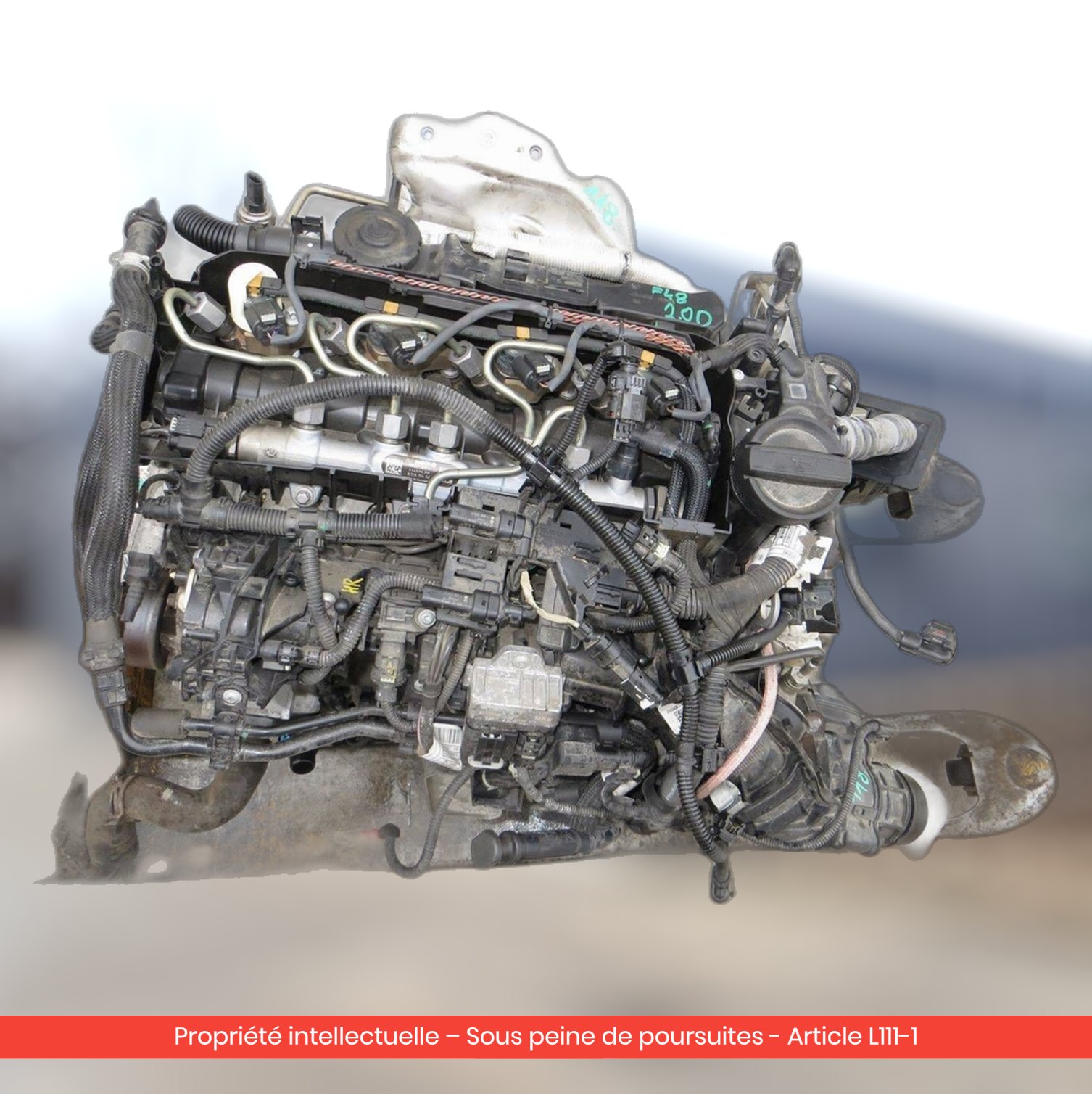 Moteur BMW 320 F31N / X4 F26 / X3 F25 B47D20A — occasion — vue 3