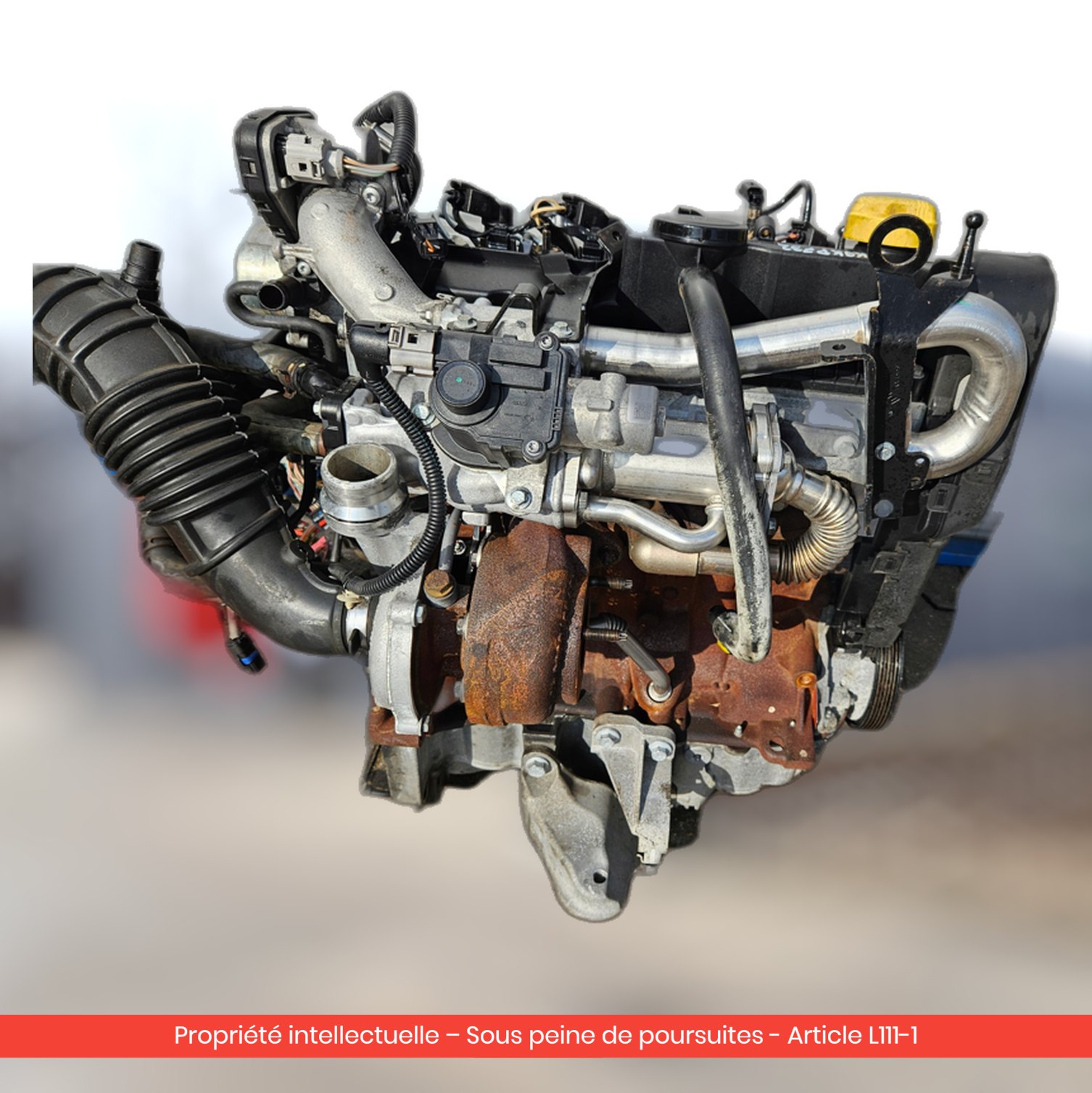 Moteur Renault Scenic II / Megane II K9KP732 — occasion — vue 1
