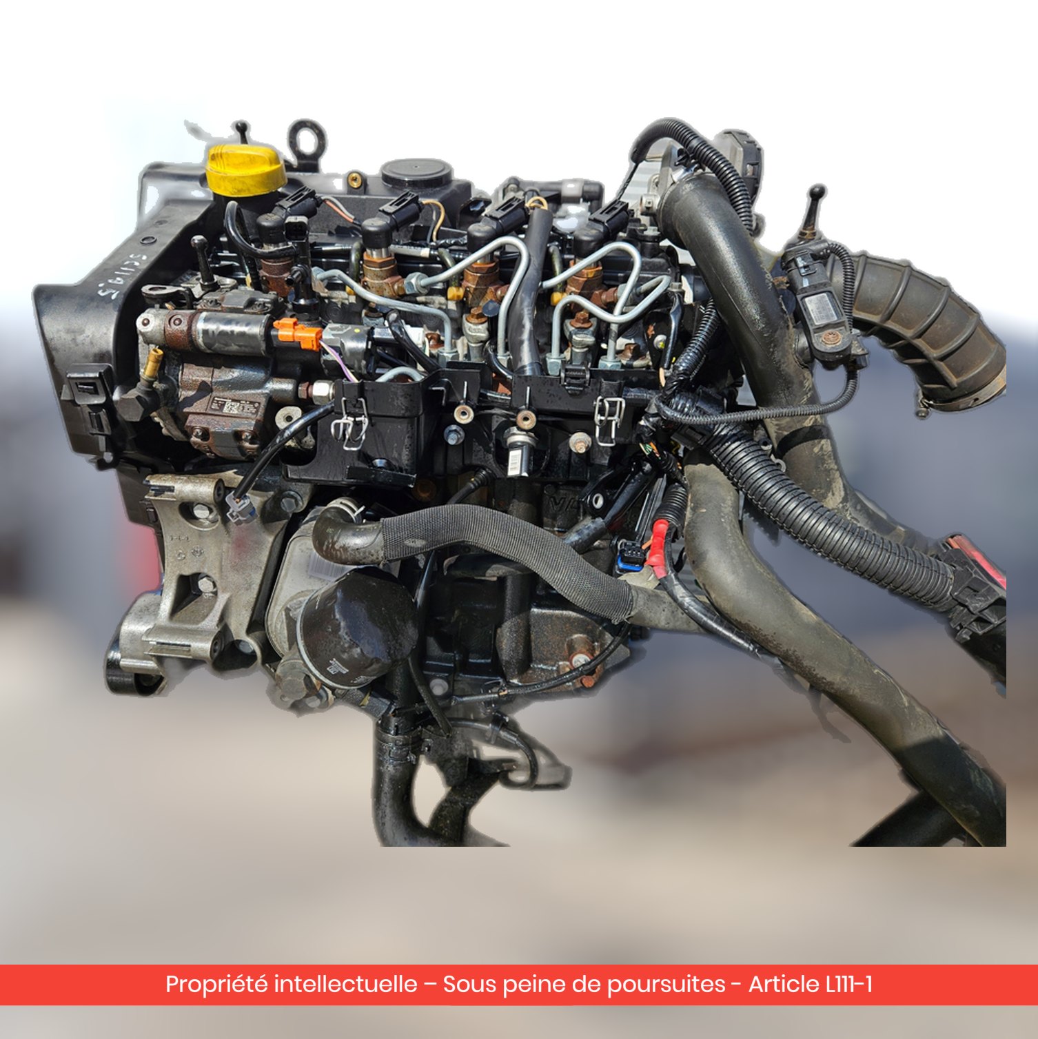 Moteur Renault Scenic II / Megane II K9KP732 — occasion — vue 3