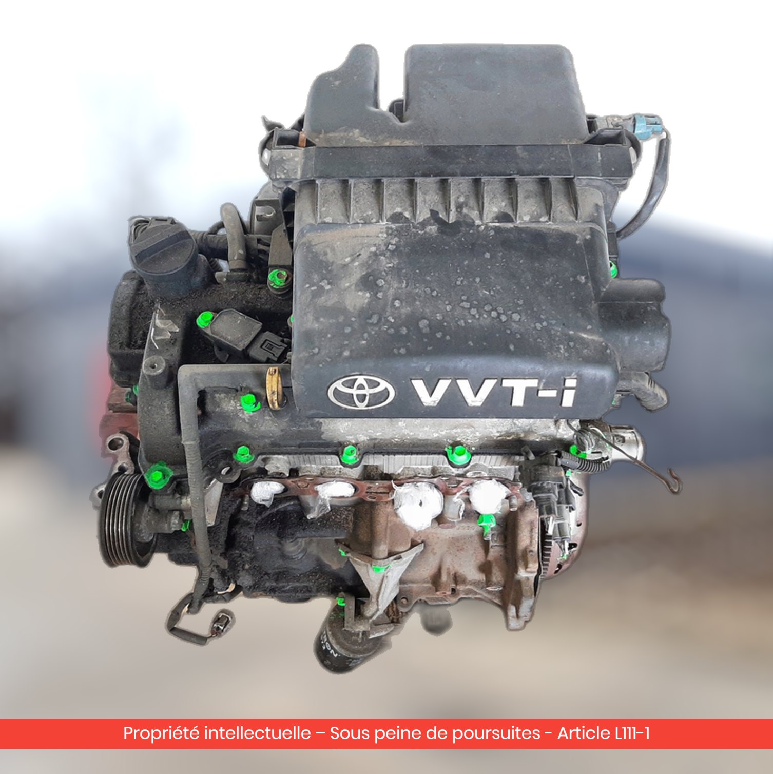 Moteur Toyota Aygo II / Yaris 1KR-FE-0Q082 — occasion — vue 3