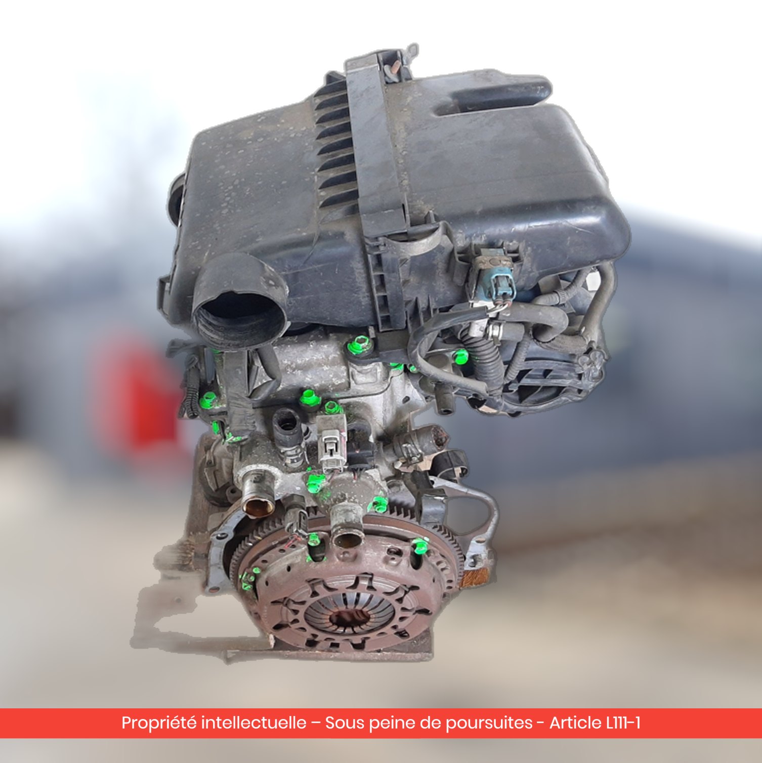 Moteur Toyota Aygo II / Yaris 1KR-FE-0Q082 — occasion — vue 4