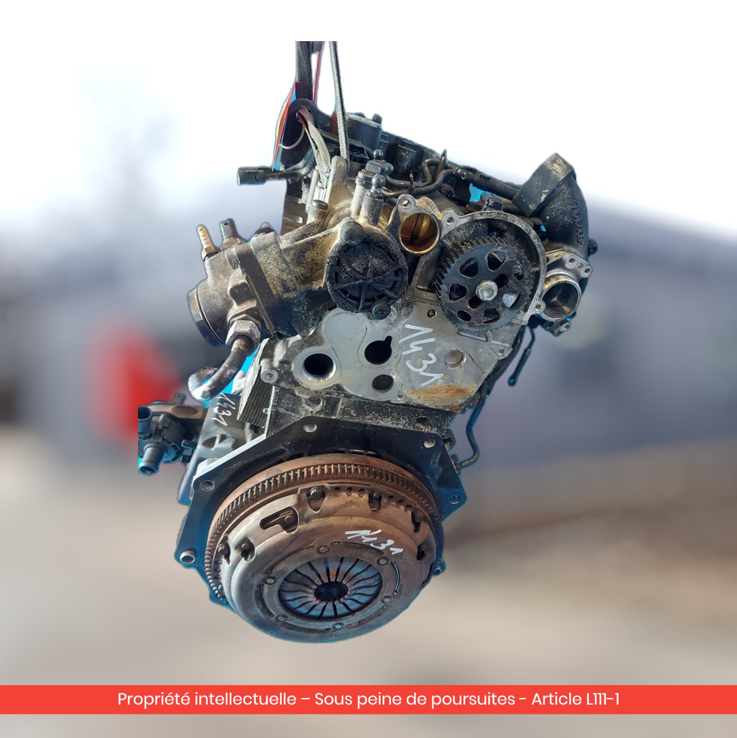 Moteur Seat Ibiza / Toledo / Volkswagen Golf VII CHZC — occasion — vue 1
