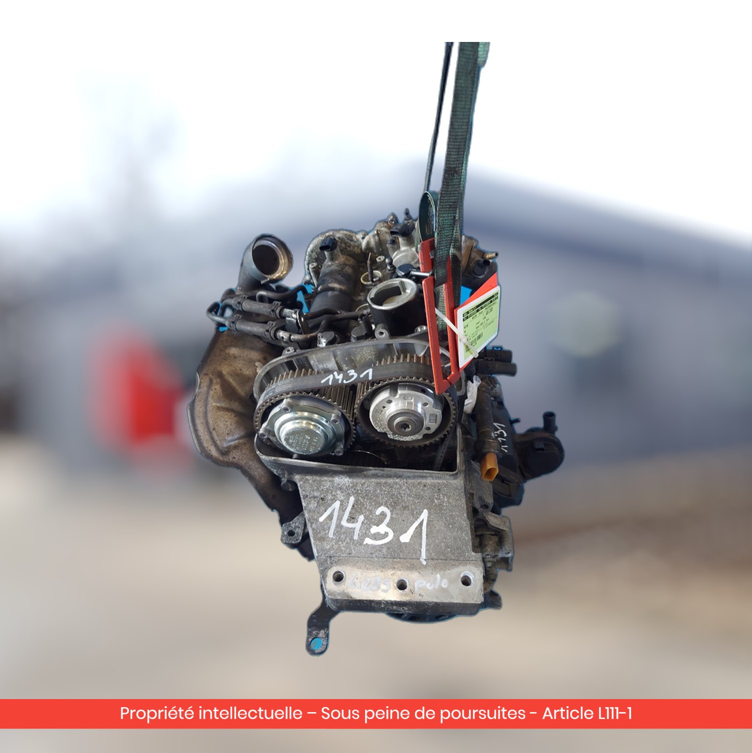 Moteur Seat Ibiza / Toledo / Volkswagen Golf VII CHZC — occasion — vue 2