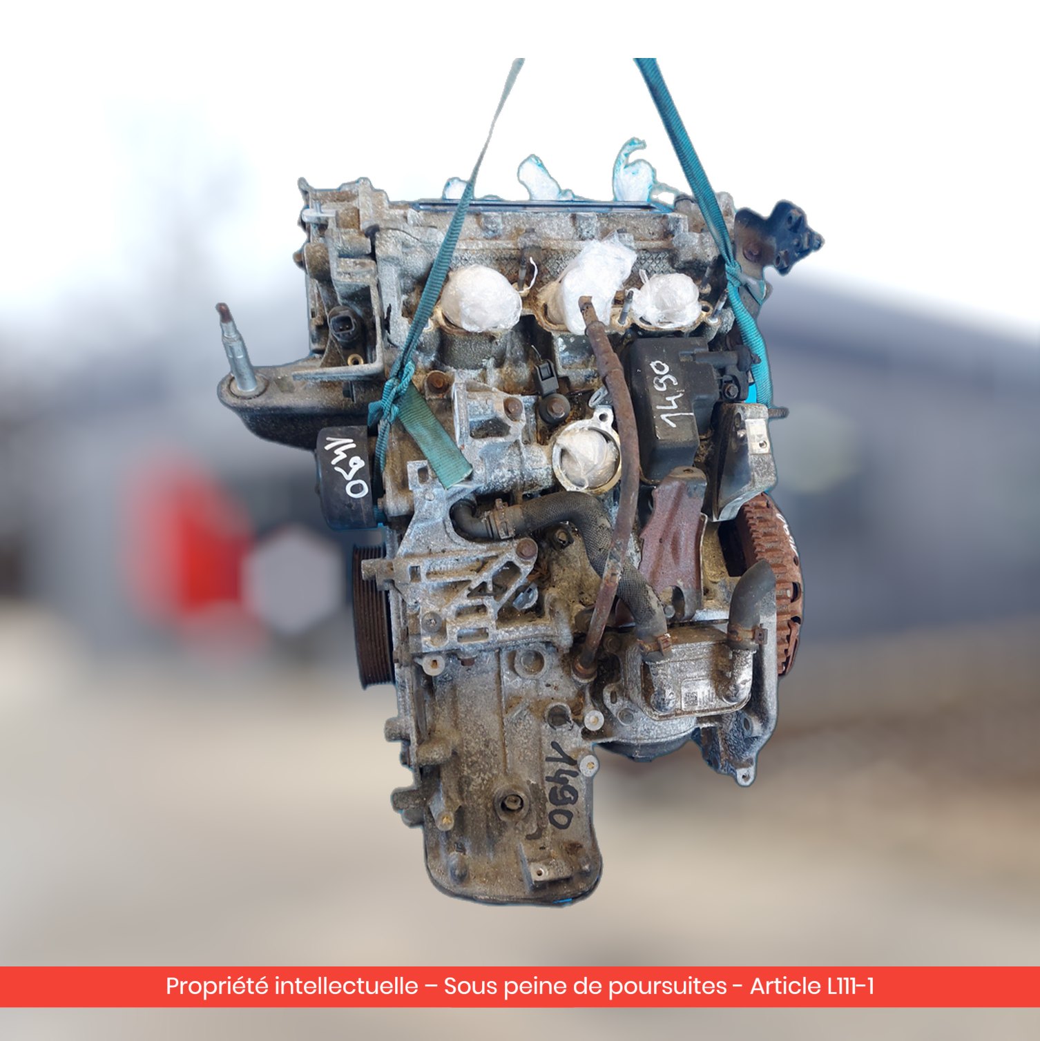 Moteur Renault Twingo III / Smart Forfour H4BC401 — occasion — vue 4
