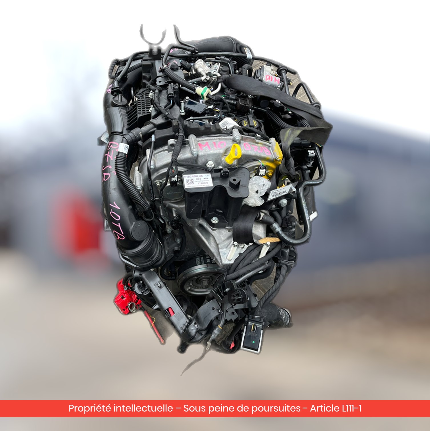 Moteur Ford Puma / Focus / Fiesta B7JB — occasion — vue 3