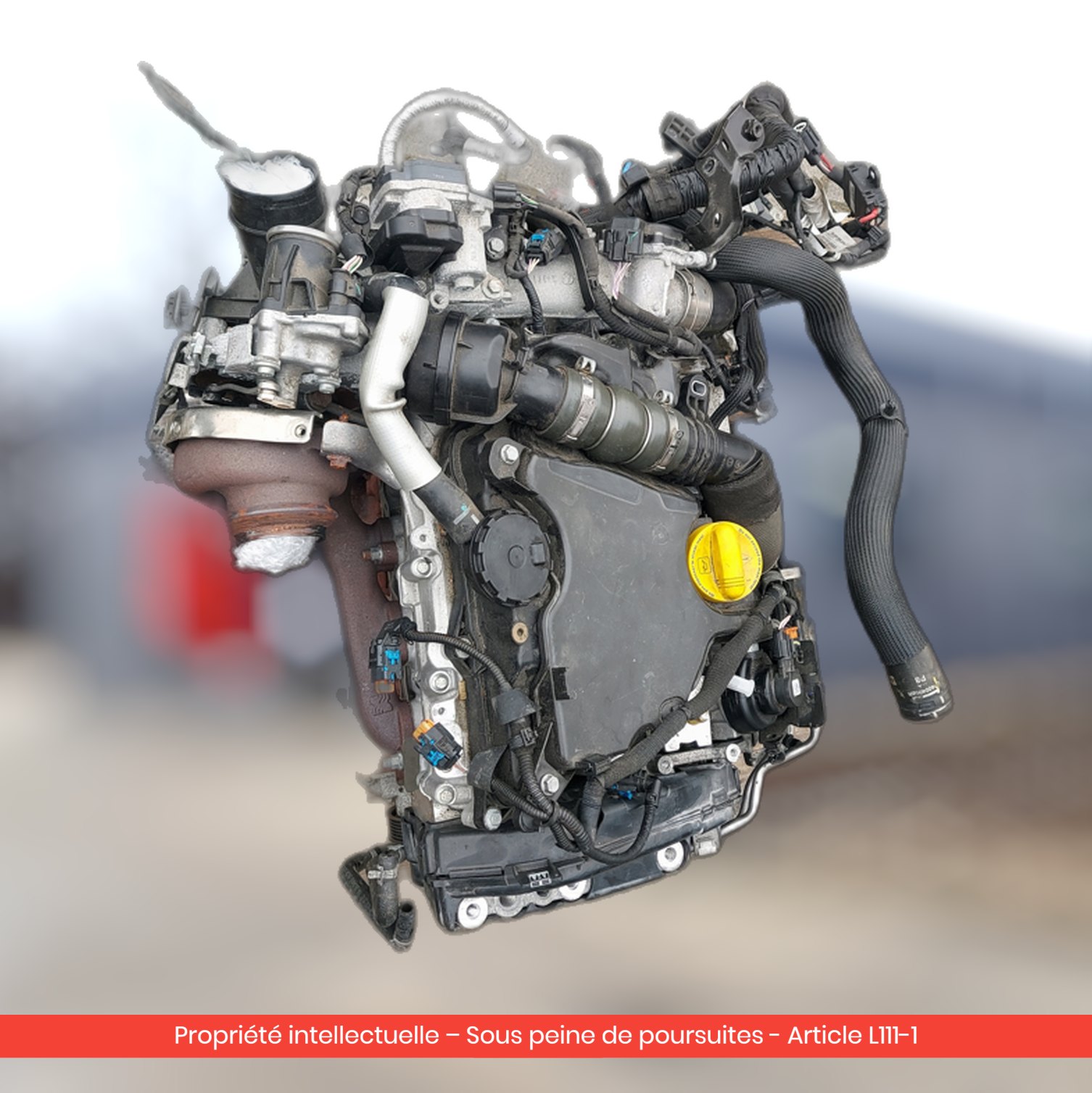 Moteur Renault Express II / Megane IV / Kangoo III K9KU876 — occasion — vue 2