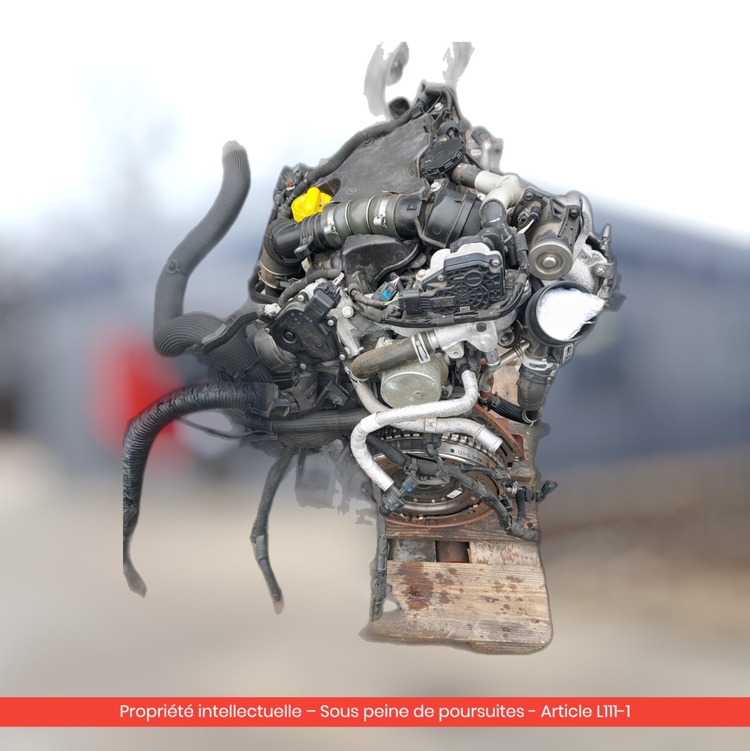 Moteur Renault Express II / Megane IV / Kangoo III K9KU876 — occasion — vue 3