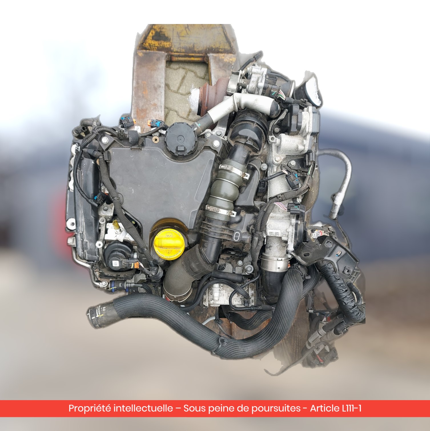 Moteur Renault Express II / Megane IV / Kangoo III K9KU876 — occasion — vue 4