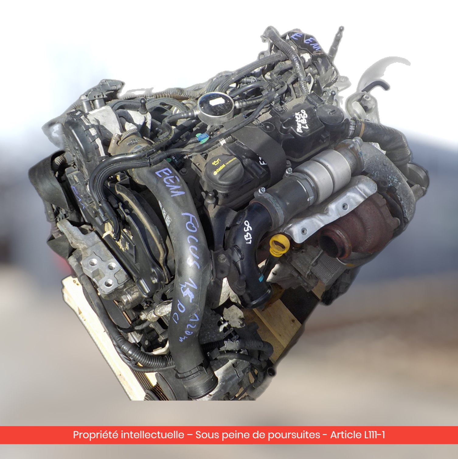 Moteur Ford Focus / C-Max II XWDB — occasion — vue 4