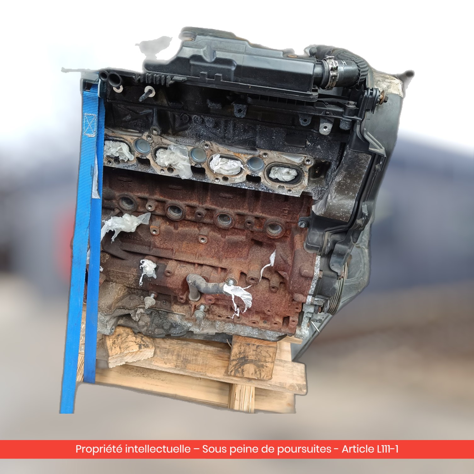 Moteur Citroën C5 / Peugeot 607 / 406 XFX — occasion — vue 1