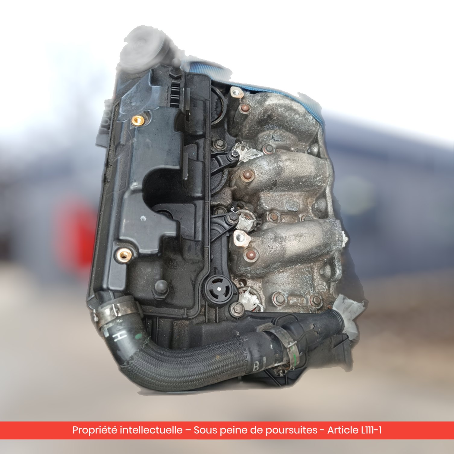 Moteur Citroën C5 / Peugeot 607 / 406 XFX — occasion — vue 3