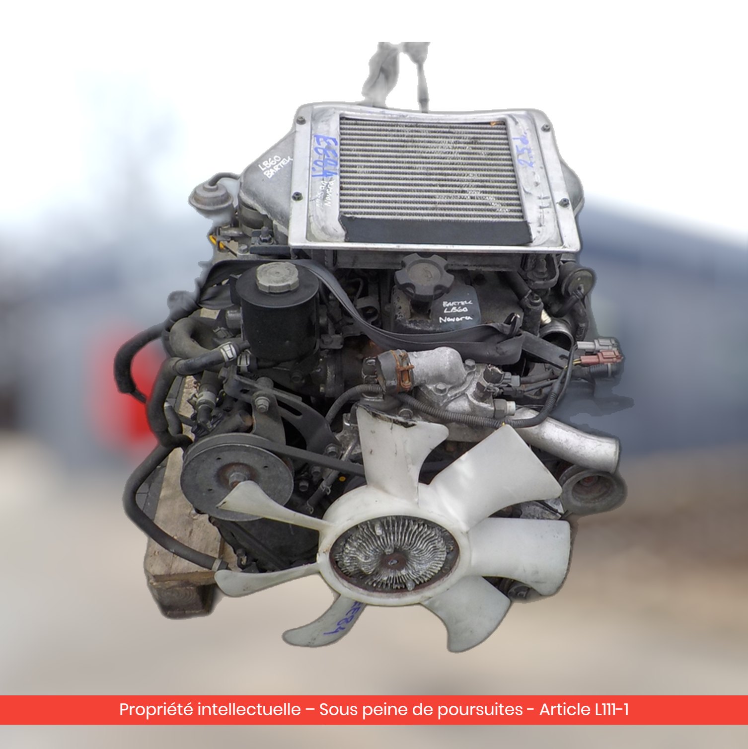 Moteur Ford Maverick / Nissan Terrano II TD27-TI — occasion — vue 2