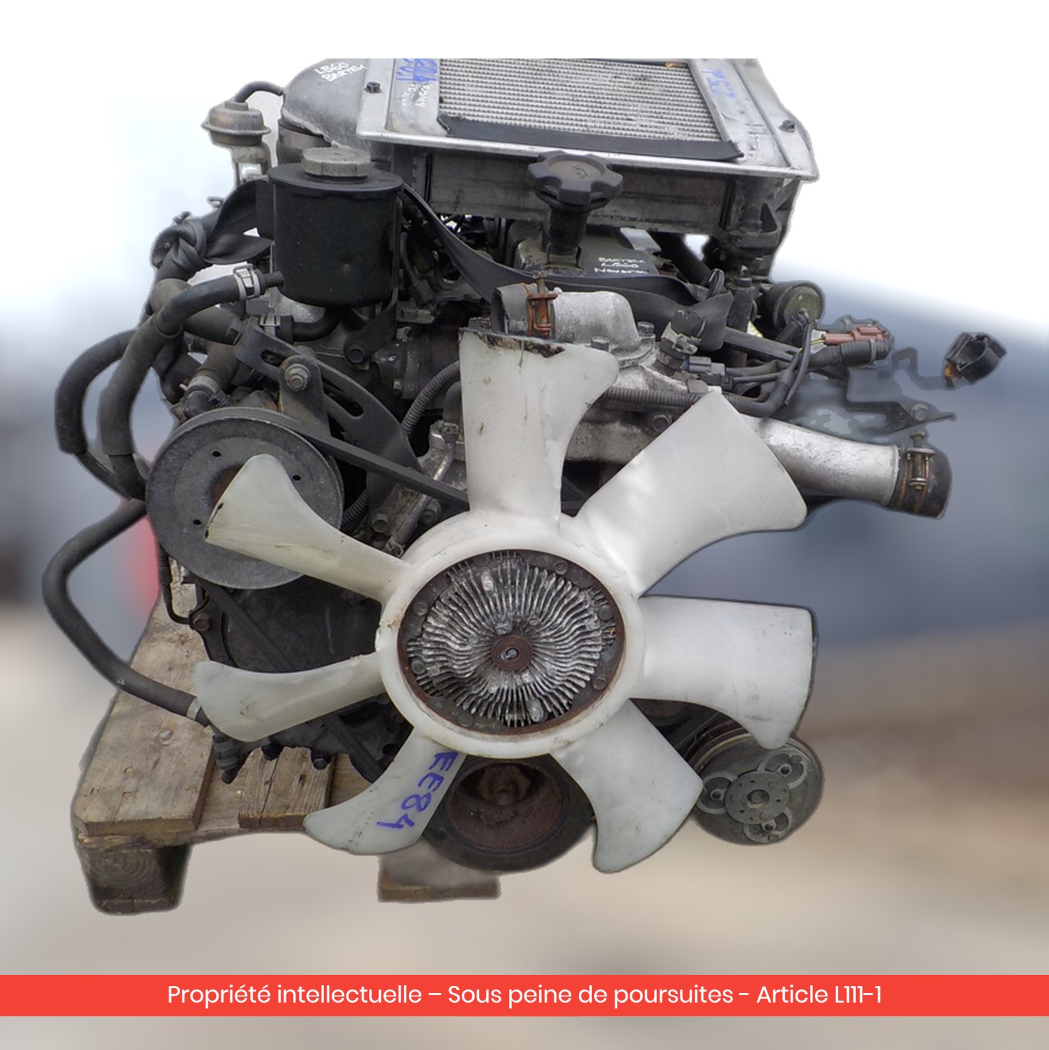 Moteur Ford Maverick / Nissan Terrano II TD27-TI — occasion — vue 4