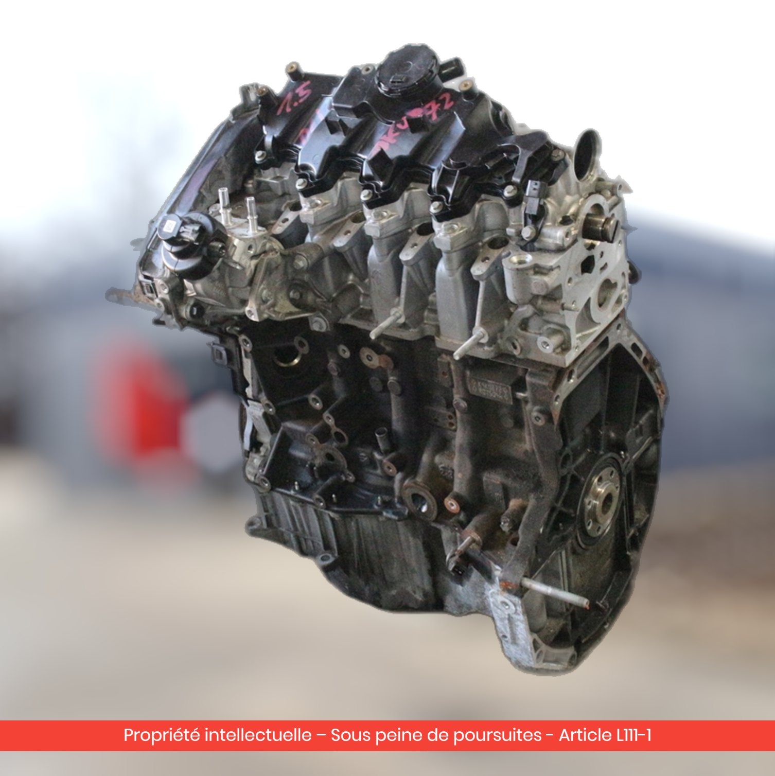 Moteur Dacia Logan II / Duster II / Sandero II K9K872 — occasion — vue 2