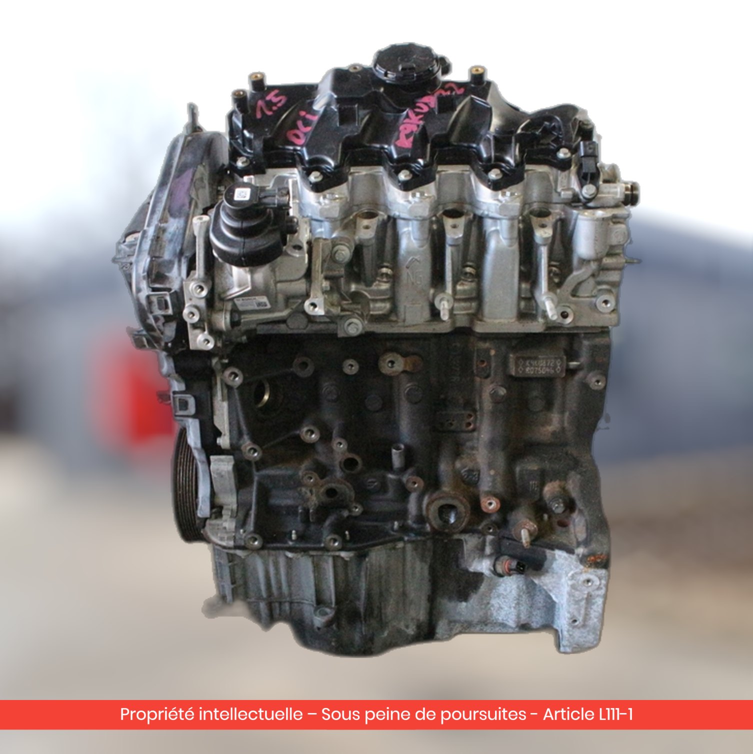 Moteur Dacia Logan II / Duster II / Sandero II K9K872 — occasion — vue 4