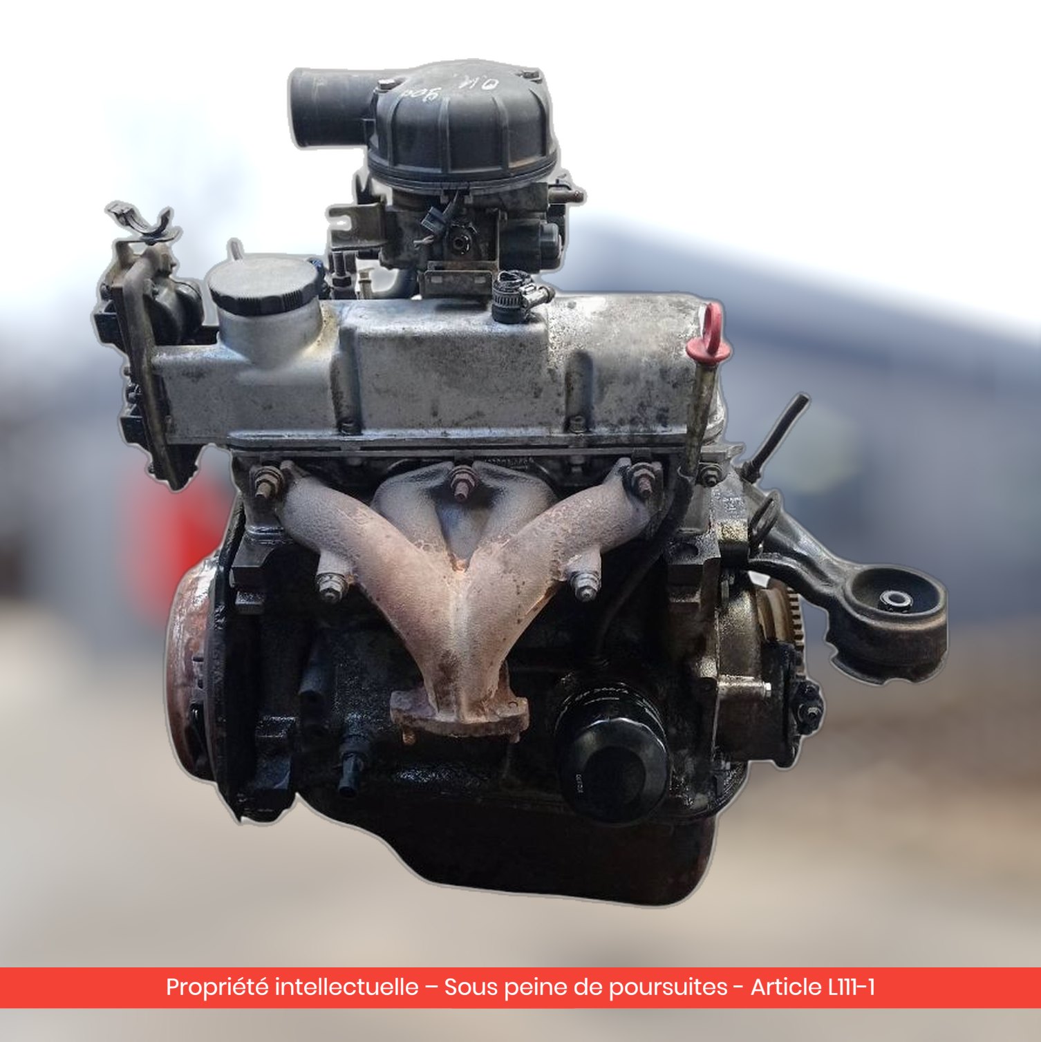 Moteur Fiat Panda / Cinquecento 1170A1046 — occasion — vue 4