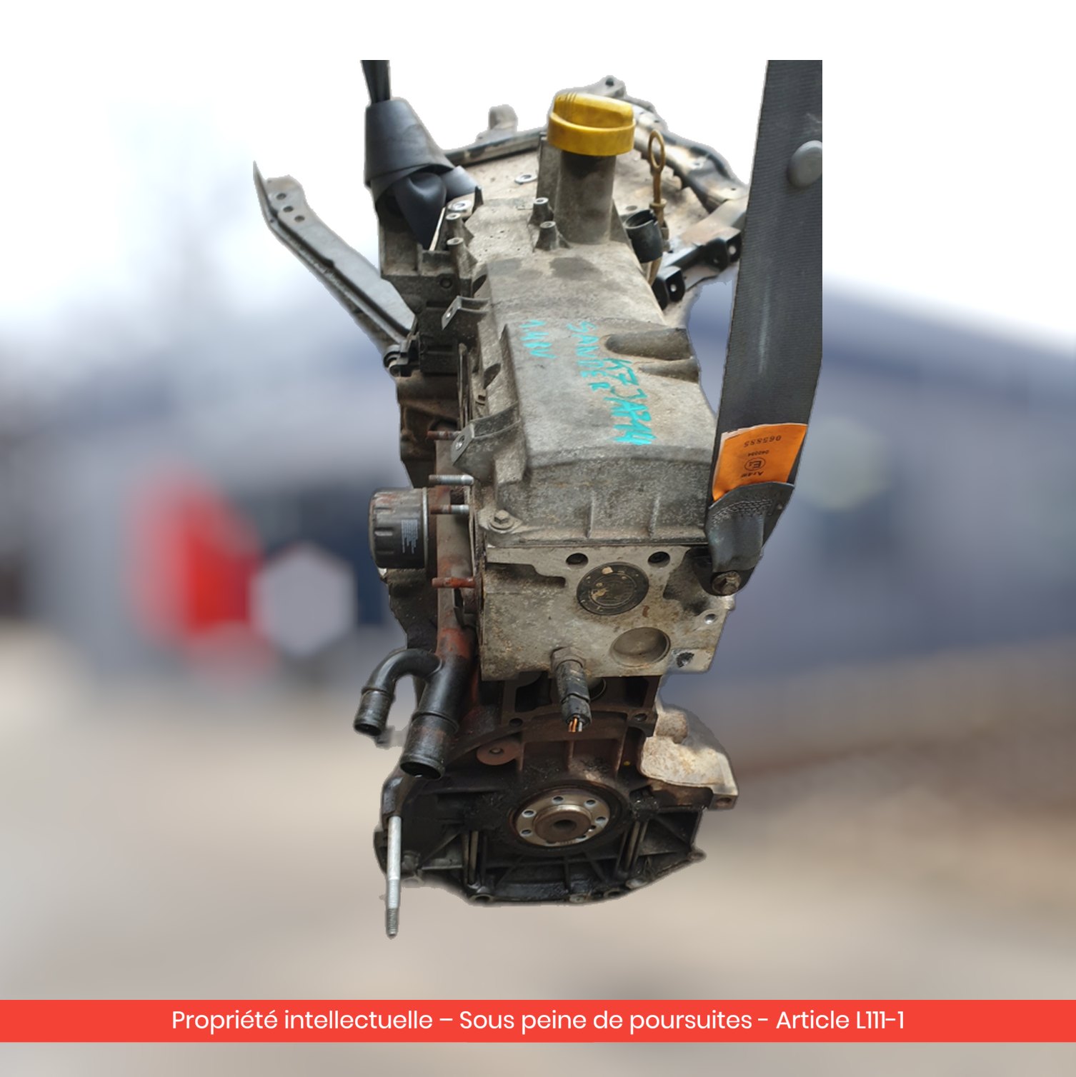 Moteur Dacia Sandero / Logan K7JA714 — occasion — vue 4