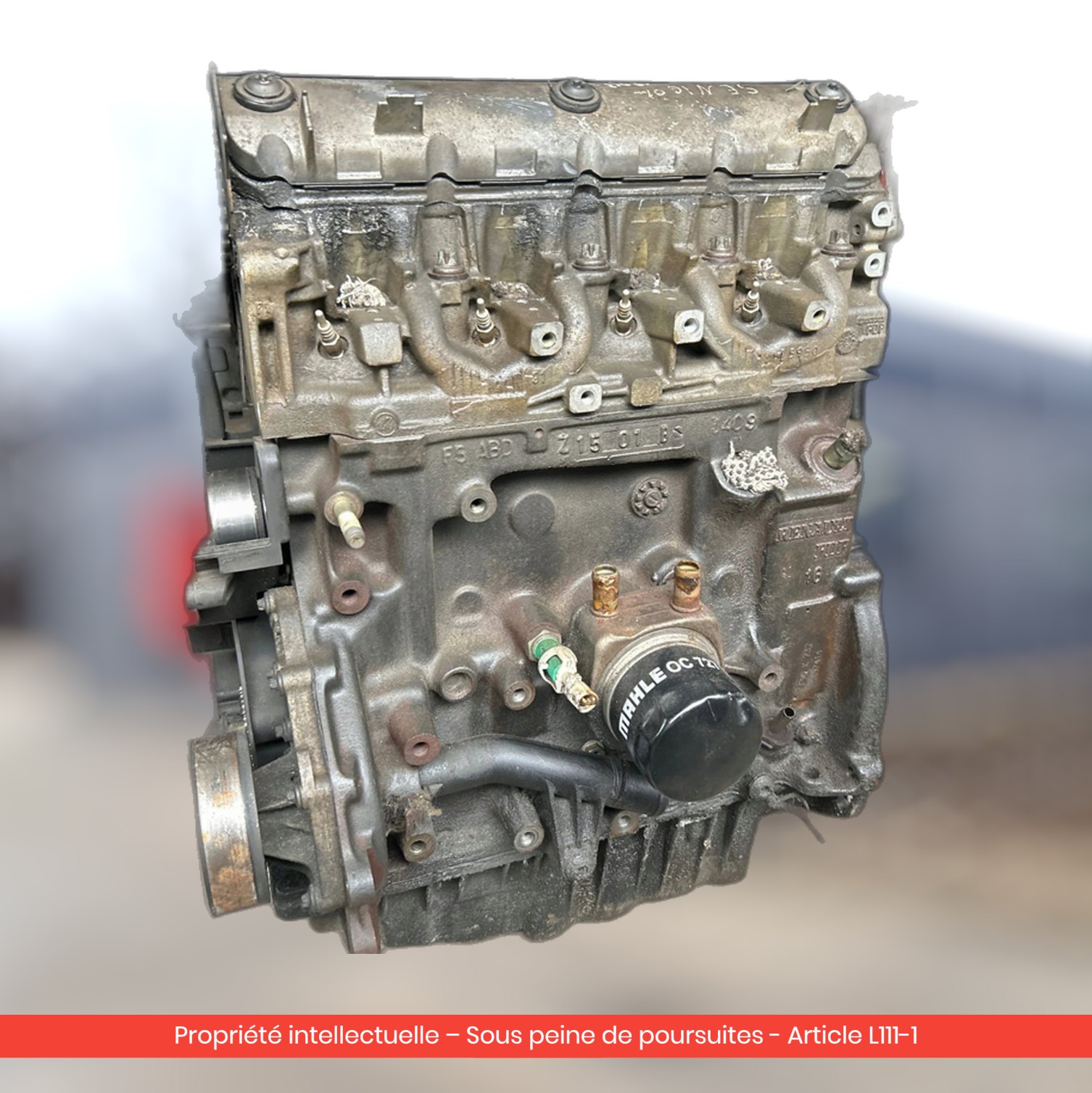 Moteur Renault Megane Scenic / Megane / Megane Coupe F9QK732 — occasion — vue 2
