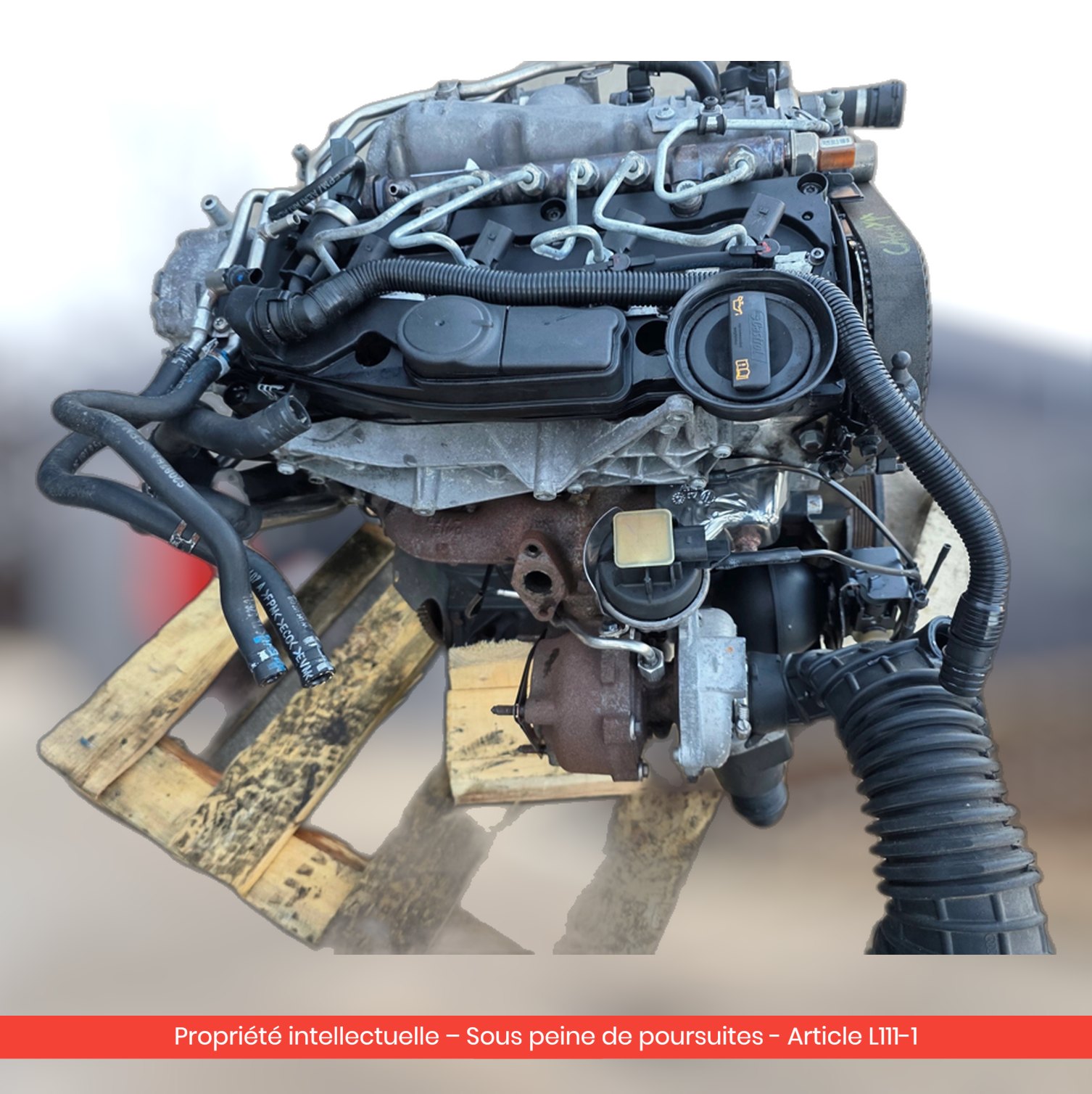 Moteur Audi A4 / Seat Exeo CAGA — occasion — vue 4