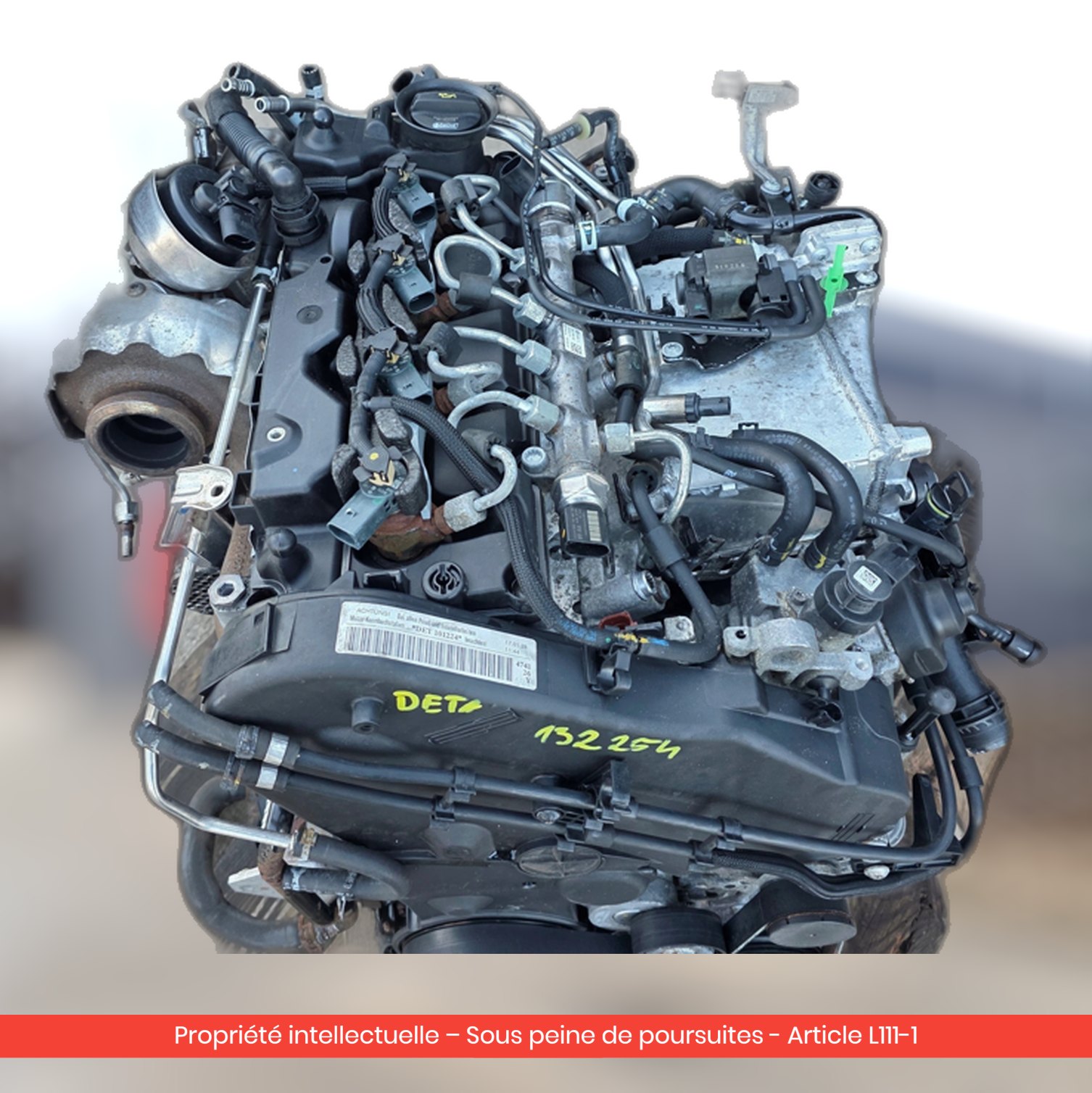 Moteur Audi Q5 / A4 / A5 DETA — occasion — vue 3