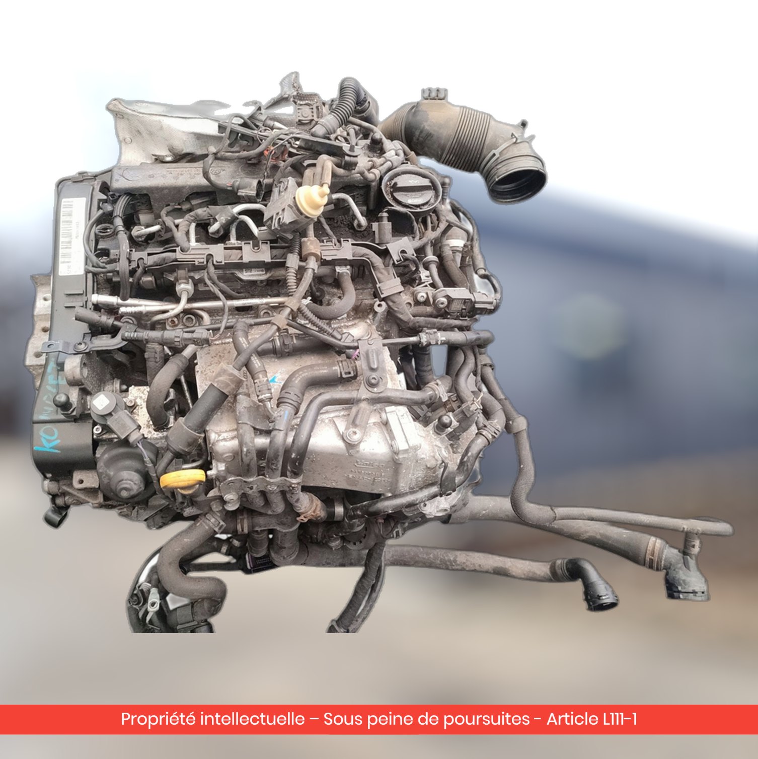 Moteur Audi A3 / Seat Leon / Volkswagen Golf VII CLHA — occasion — vue 1