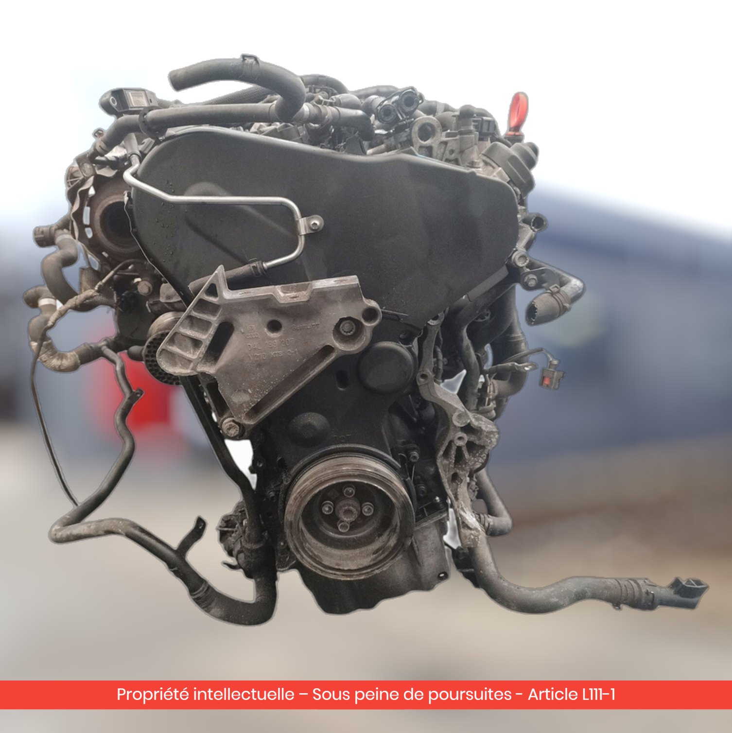 Moteur Seat Leon / Škoda Octavia III CKFC — occasion — vue 2