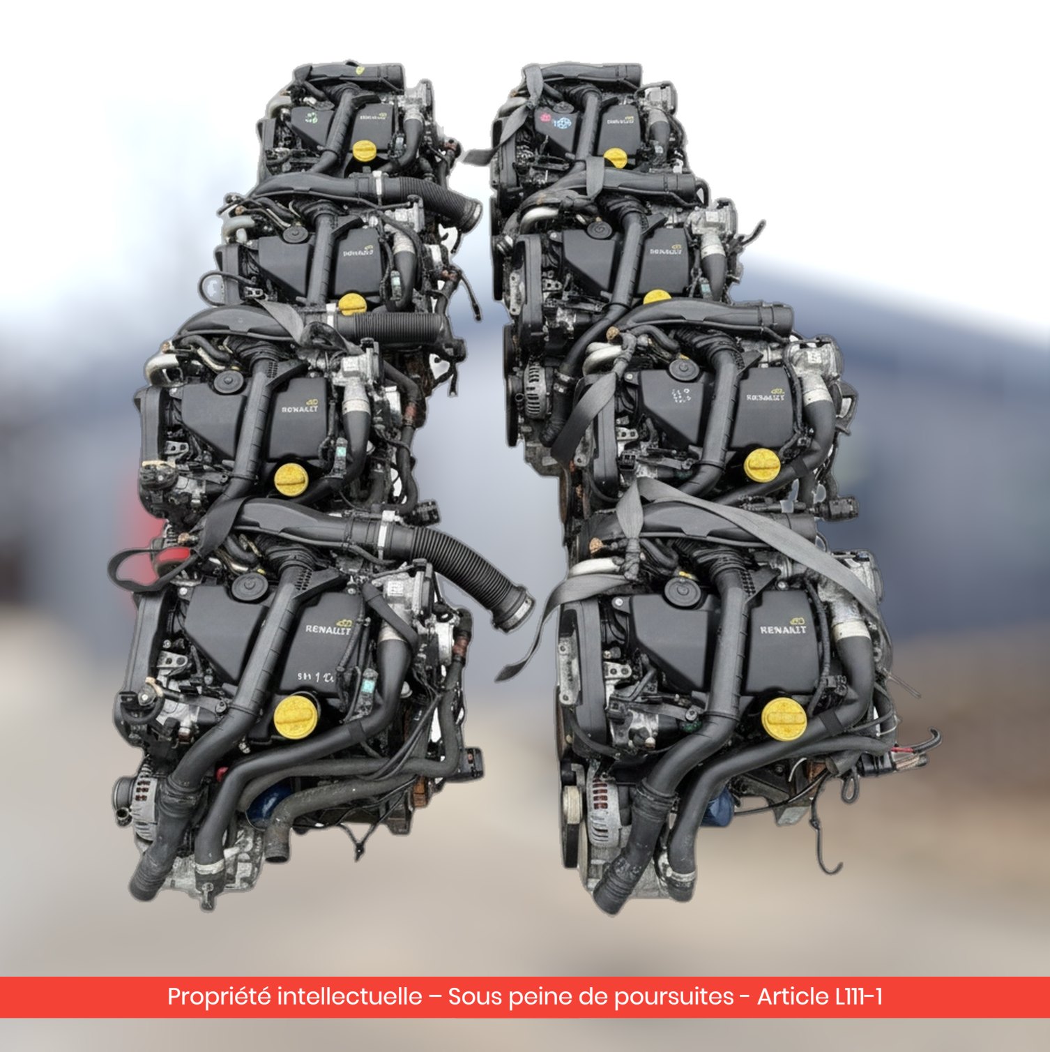Moteur Renault Clio IV / Captur / Kangoo K9KD609 — occasion — vue 4