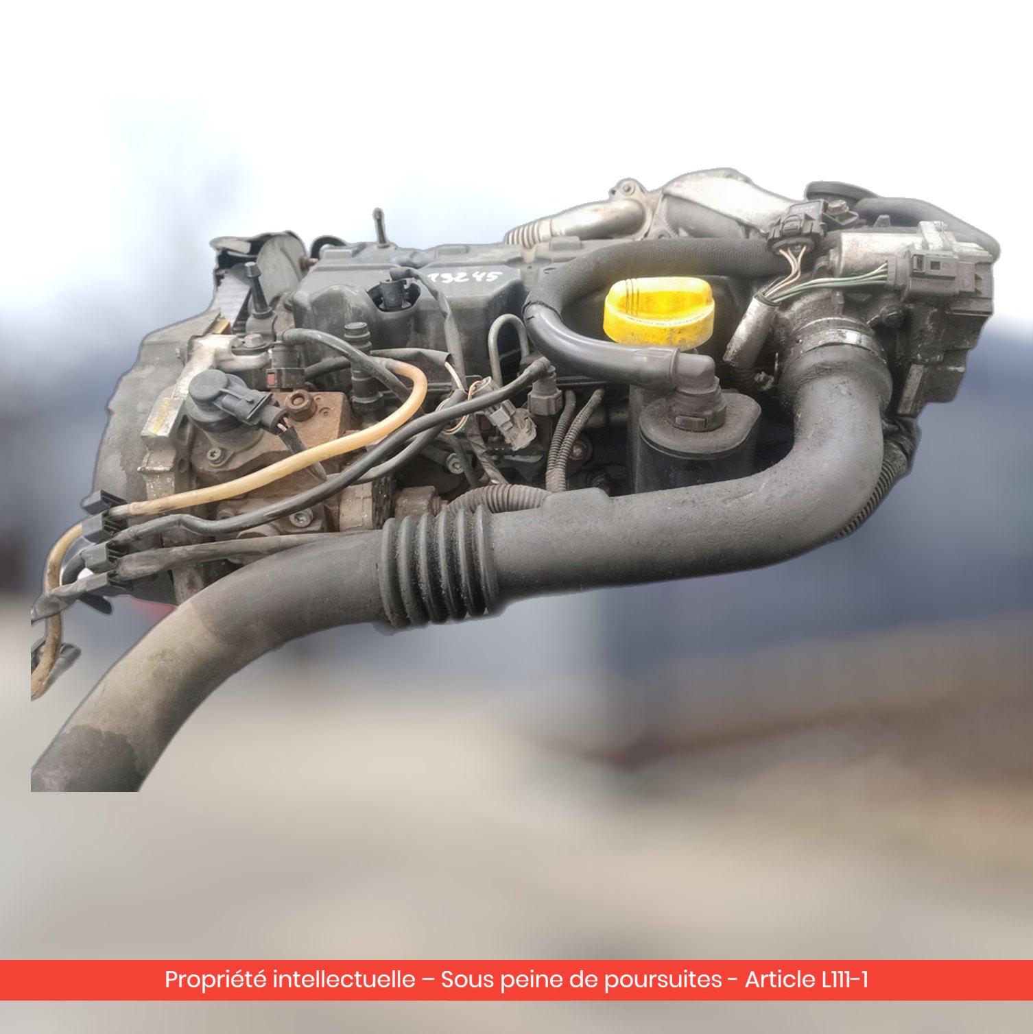 Moteur Renault Scenic II / Megane II F9QL818 — occasion — vue 2
