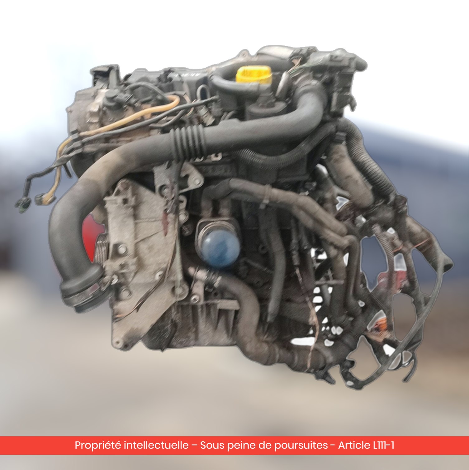 Moteur Renault Scenic II / Megane II F9QL818 — occasion — vue 4