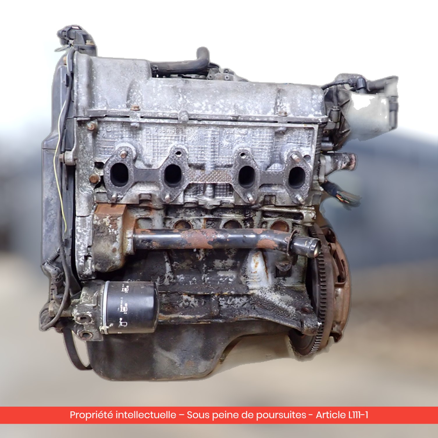Moteur Fiat Seicento / Panda 187A1000 — occasion — vue 3
