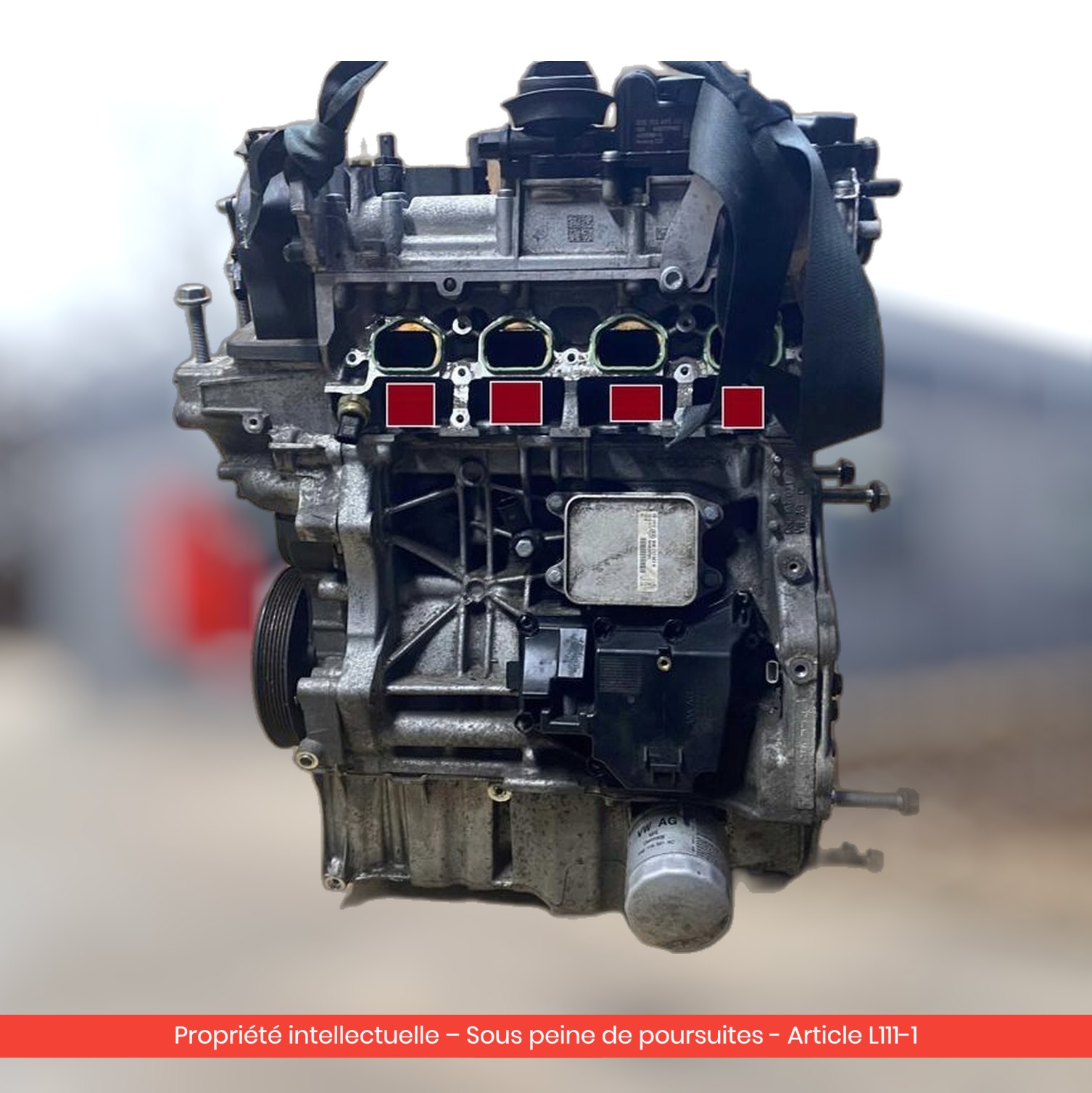 Moteur Audi Q3 / A3 / Seat Leon DFYA — occasion — vue 2
