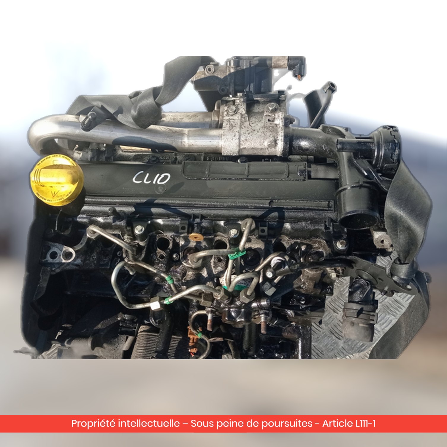 Moteur Renault Twingo II / Clio II K9K1740 — occasion — vue 4