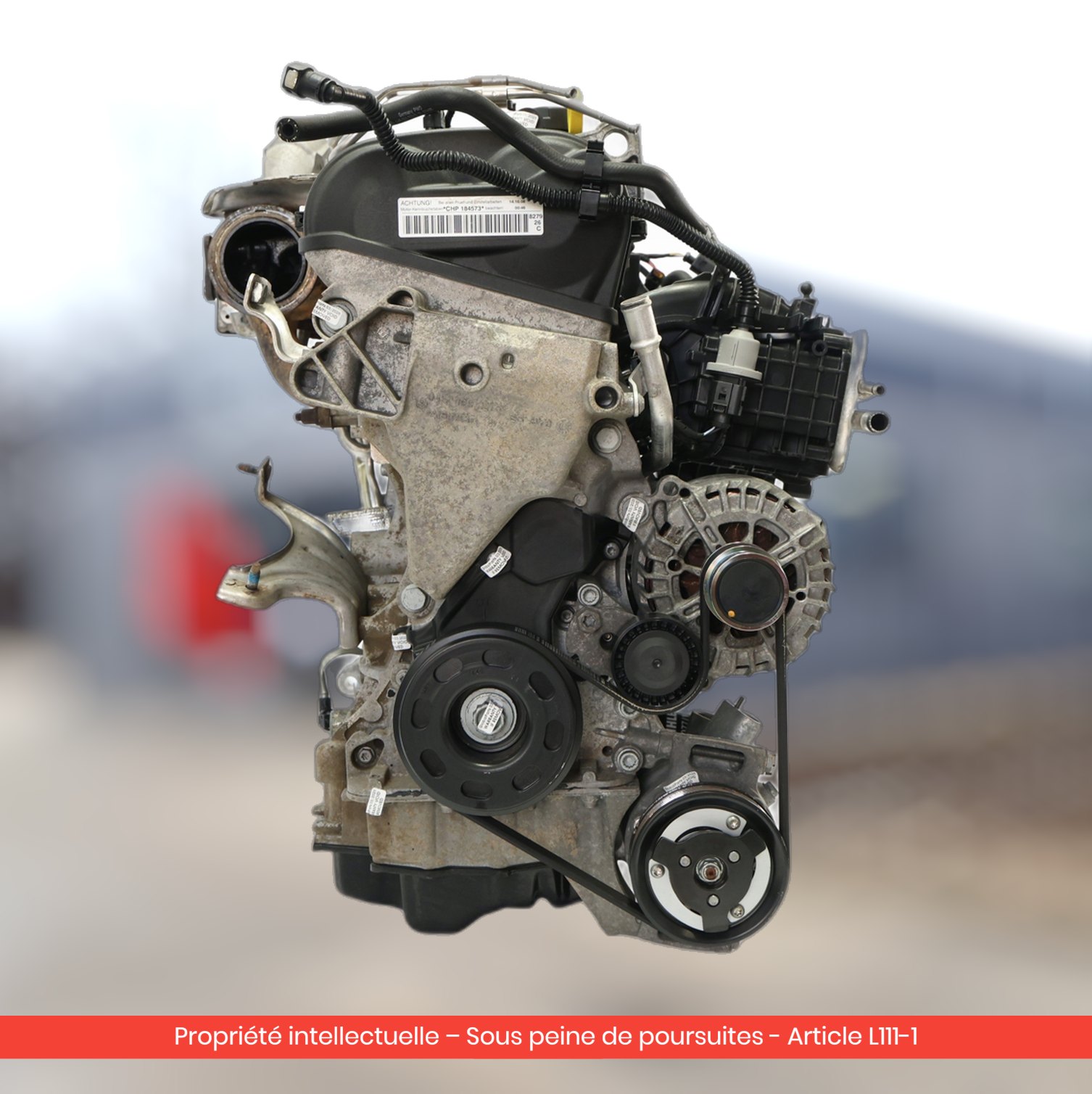 Moteur Audi Q3 / Škoda Octavia III CHPB — occasion — vue 3