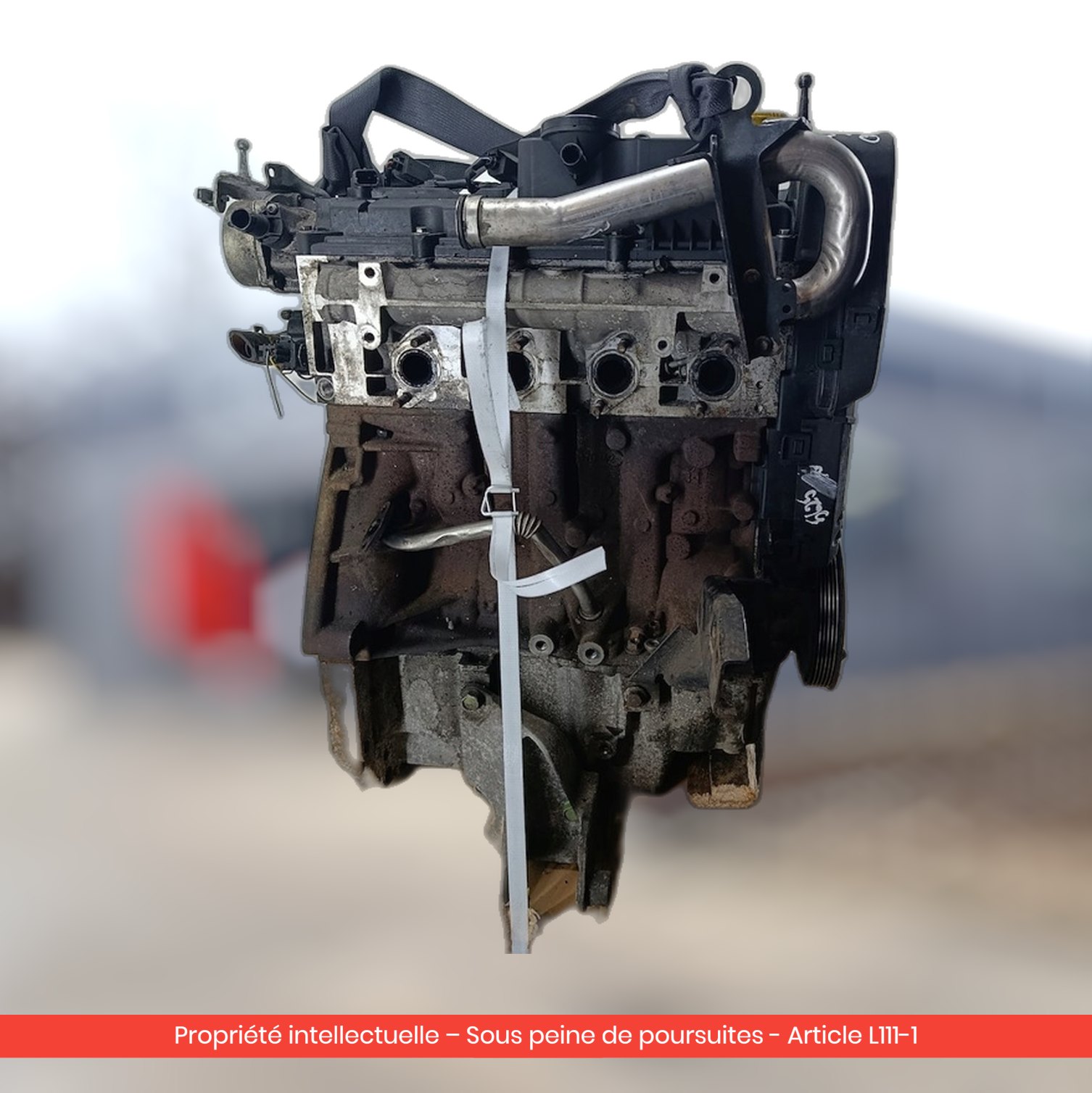 Moteur Nissan Qashqai / Renault Megane II K9KH282 — occasion — vue 2